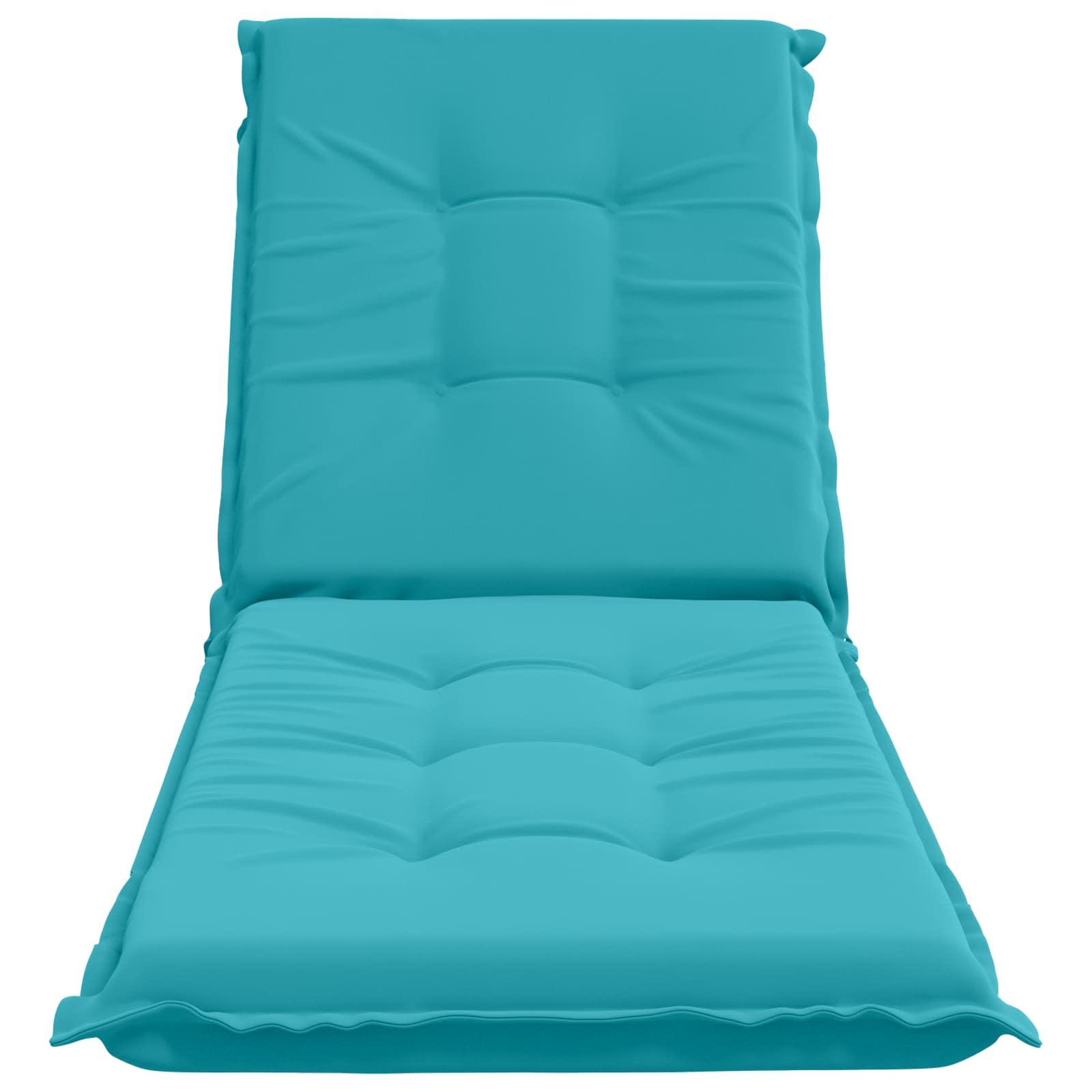 Ligstoel Kussen GEMERT 100% Polyester Turquoise 190 x 50 x 9 cm