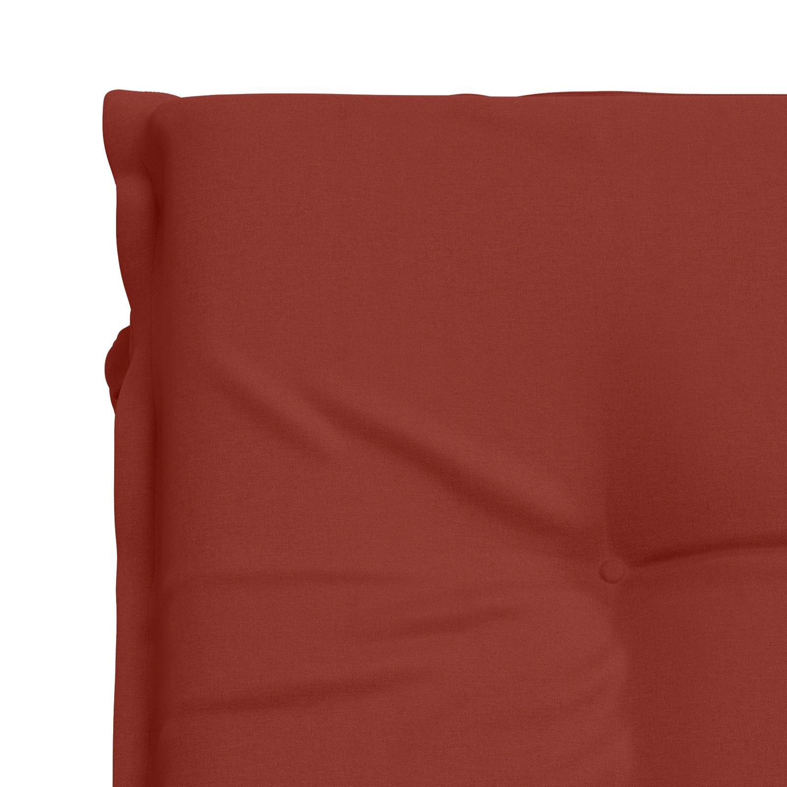 Ligstoel Kussen GEMERT 100% Polyester Rood 190 x 60 x 9 cm image 6