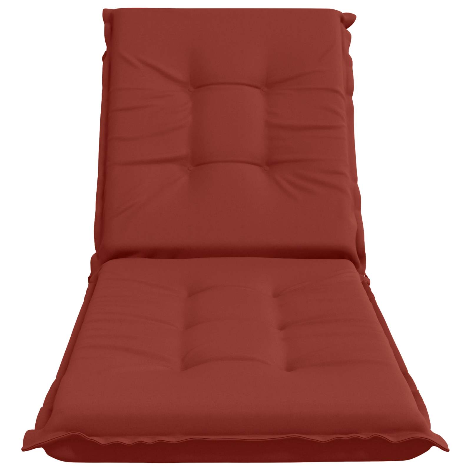 Ligstoel Kussen GEMERT 100% Polyester Rood 190 x 60 x 9 cm image 4