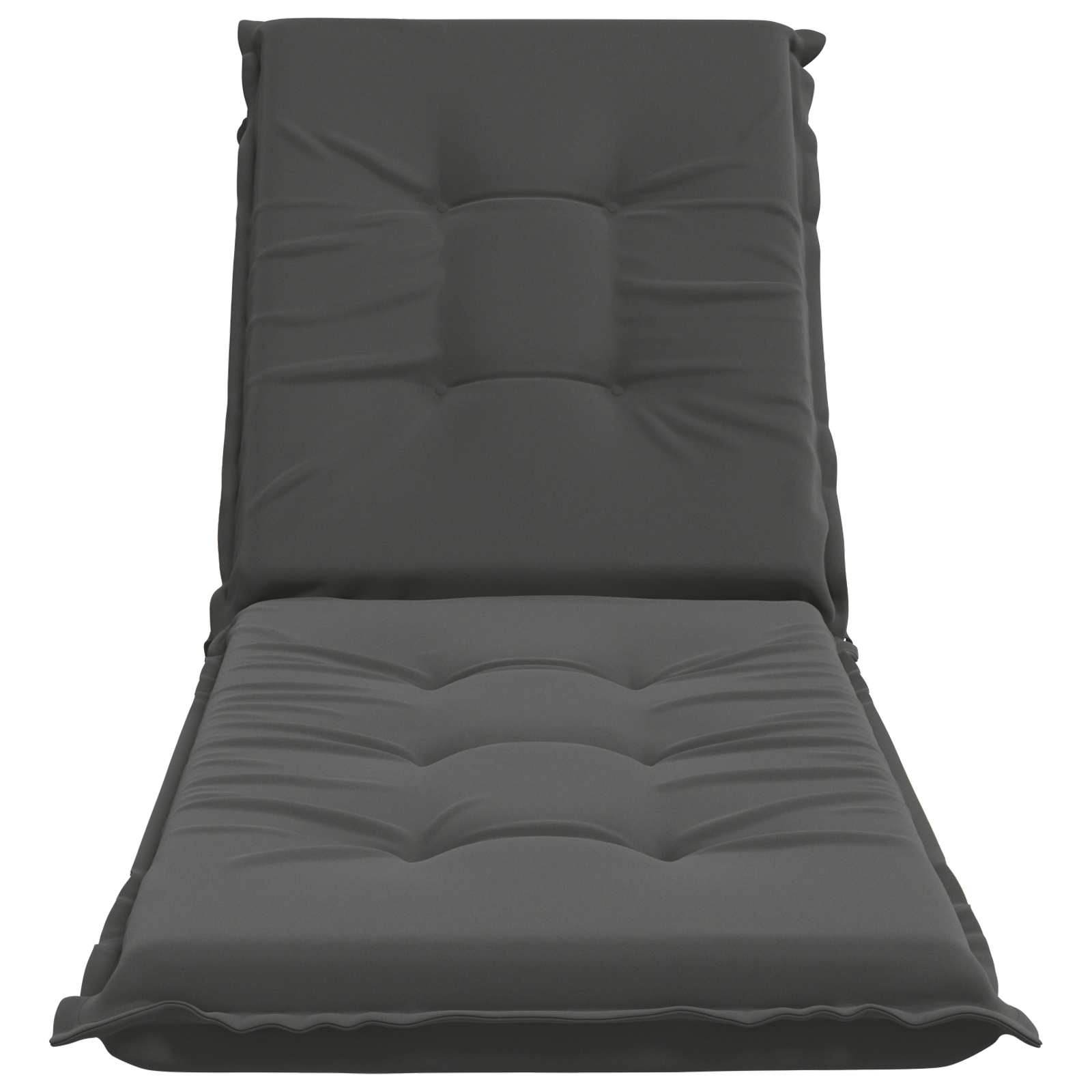 Ligstoel Kussen GEMERT 100% Polyester Antraciet 190 x 60 x 9 cm image 4