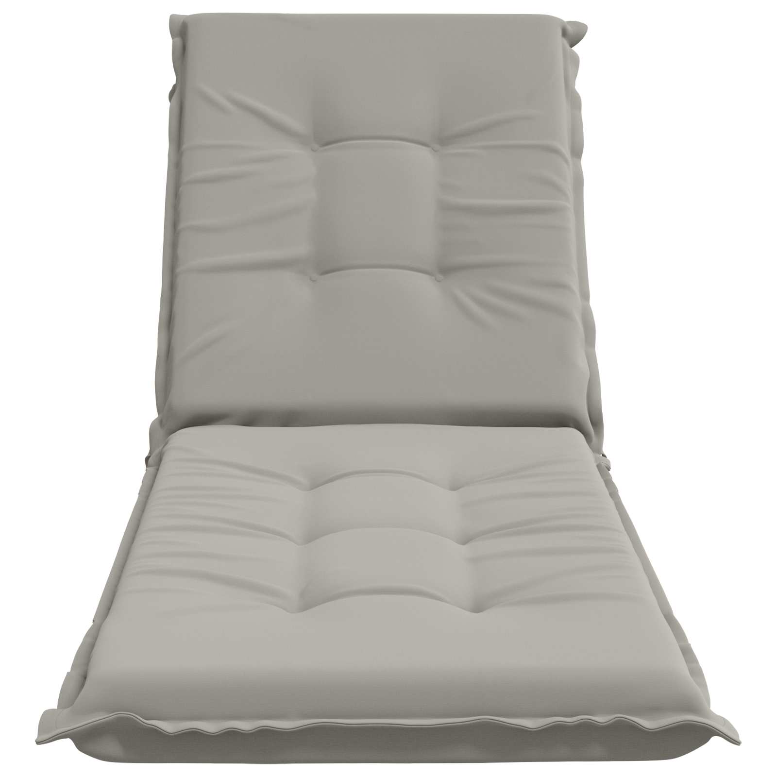 Ligstoel Kussen GEMERT 100% Polyester Grijs 190 x 60 x 9 cm image 4