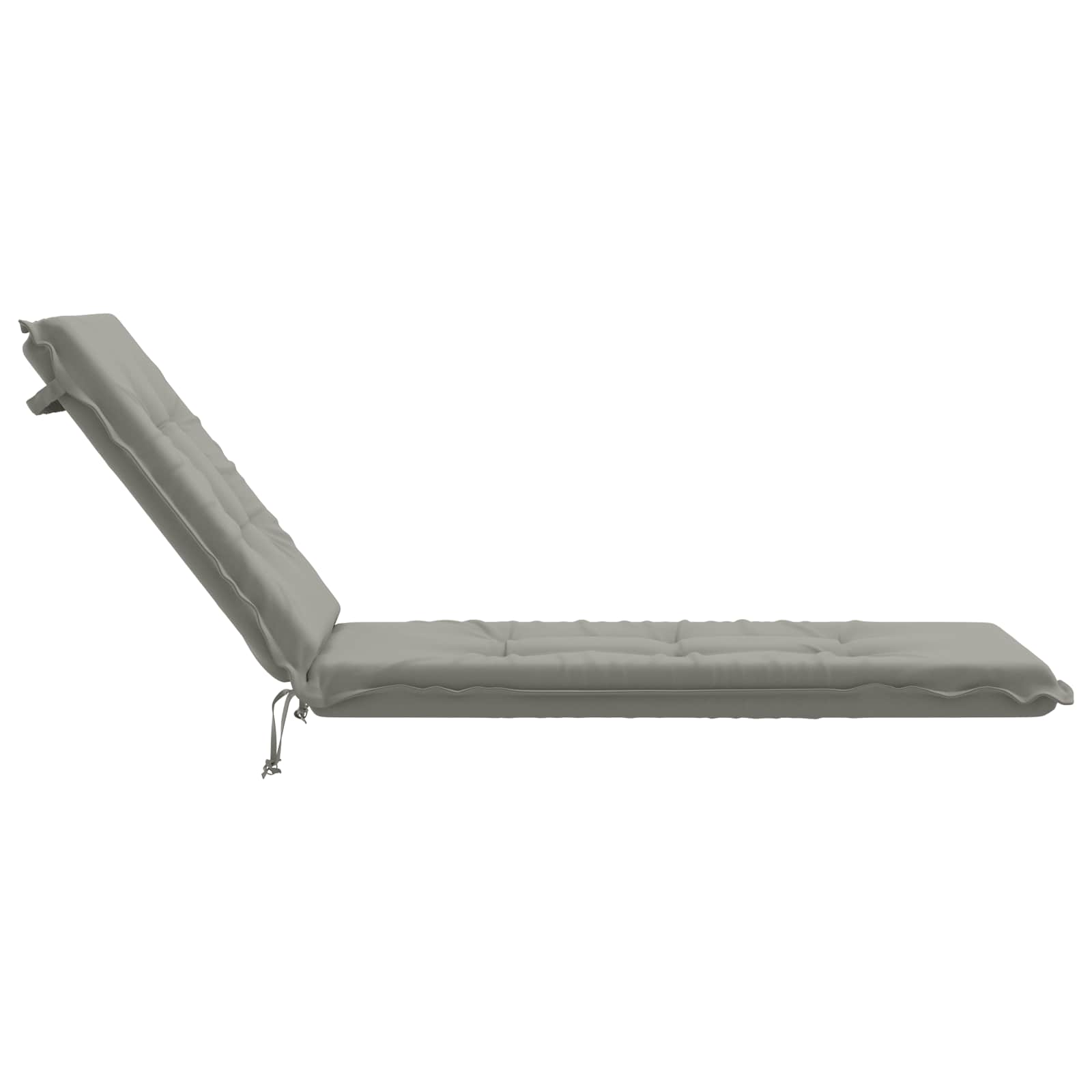 Ligstoel Kussen GEMERT 100% Polyester Grijs 190 x 60 x 9 cm image 5