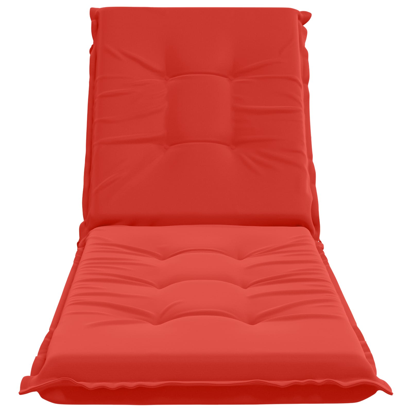 Ligstoel Kussen GEMERT 100% Polyester Rood 190 x 60 x 9 cm image 4