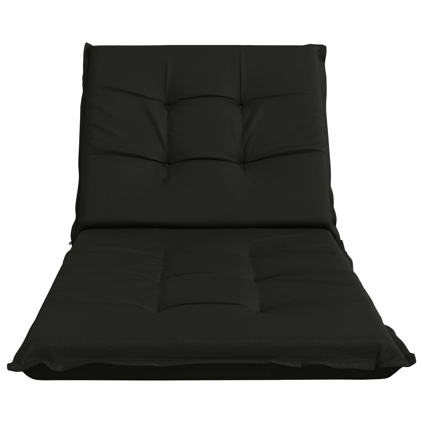 Ligstoel Kussen GEMERT 100% Polyester Zwart 190 x 70 x 9 cm image 4