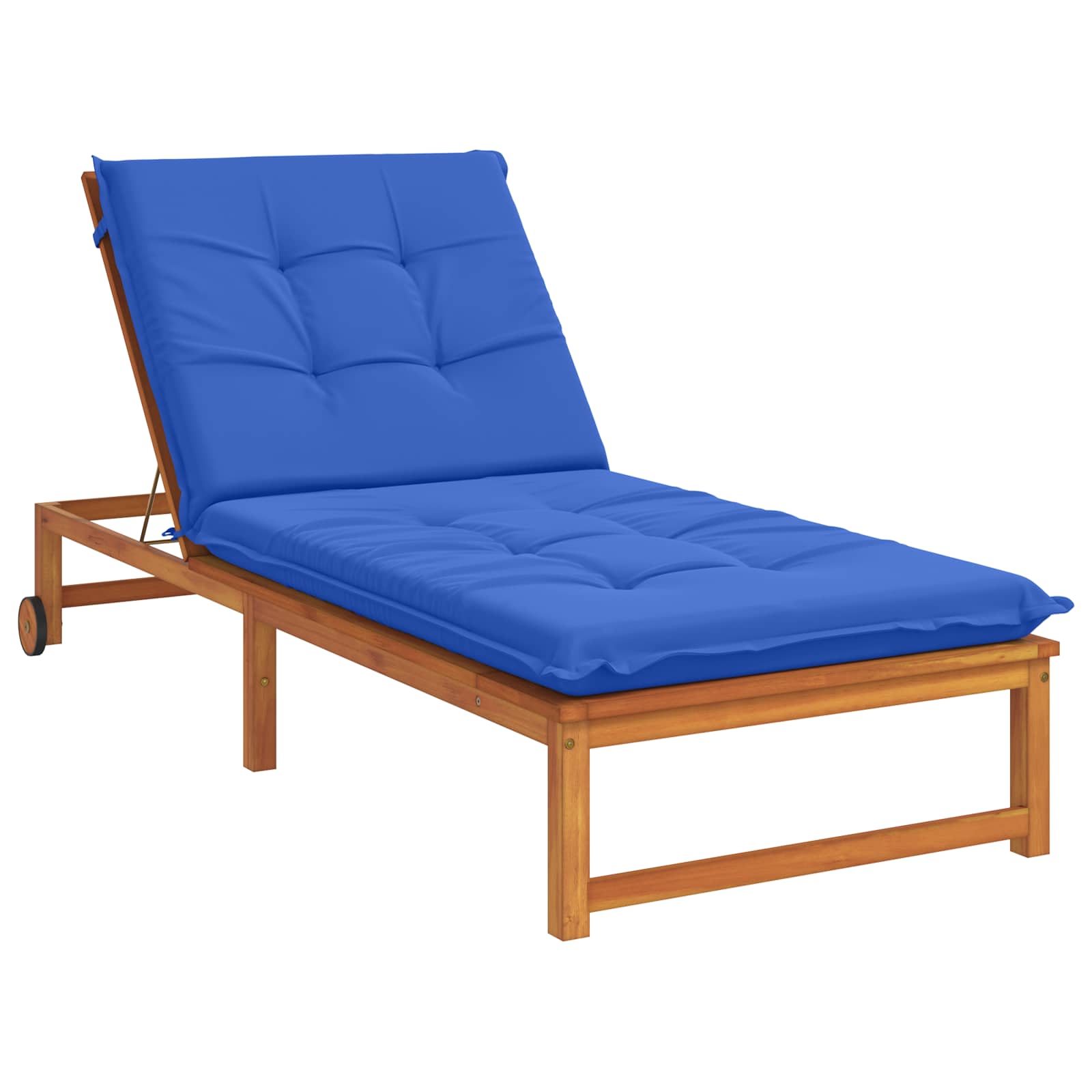 vidaXL - Ligstoel - Kussen - GEMERT - 100% - Polyester - Koninklijk - Blauw
