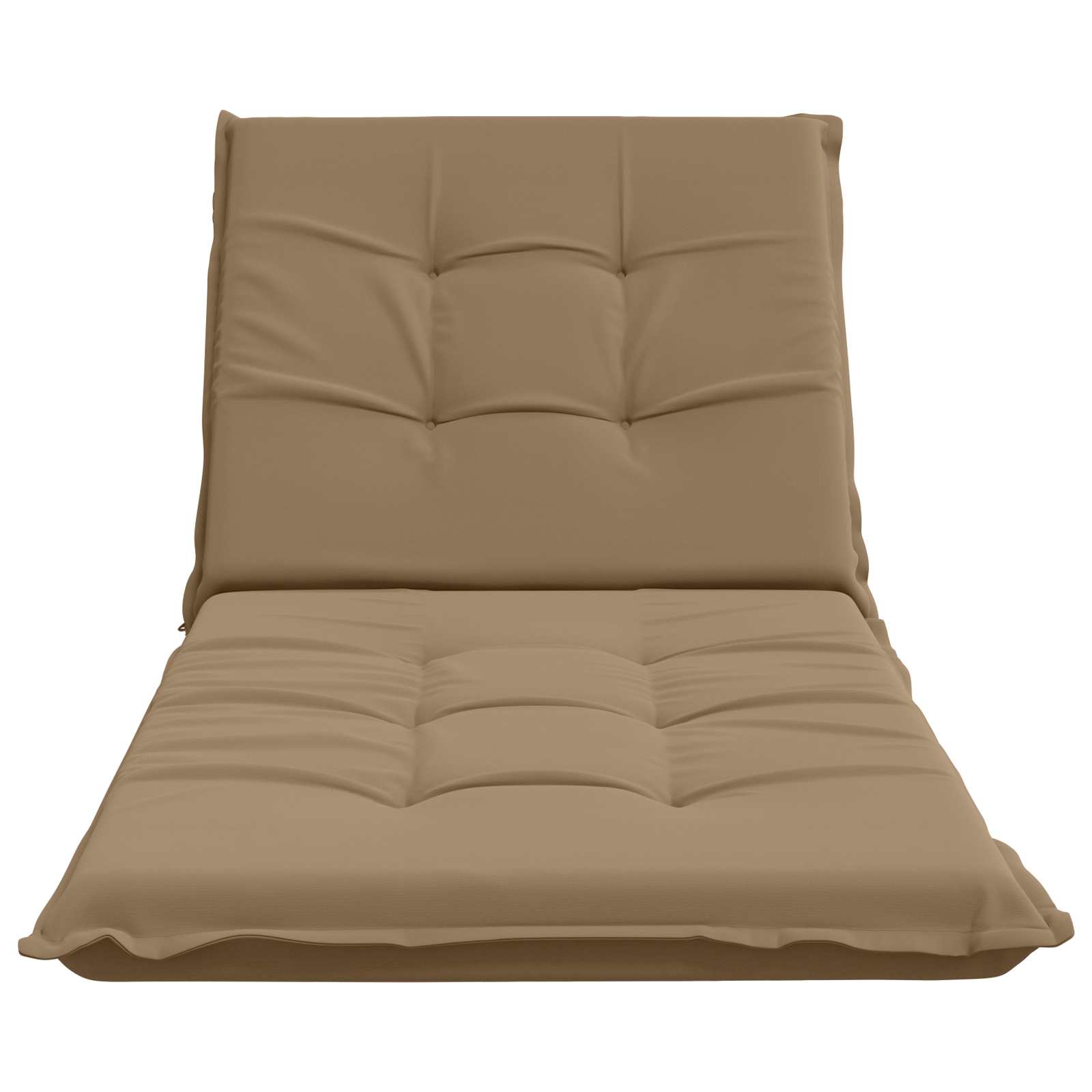 Ligstoel Kussen GEMERT 100% Polyester Taupe 190 x 70 x 9 cm image 4