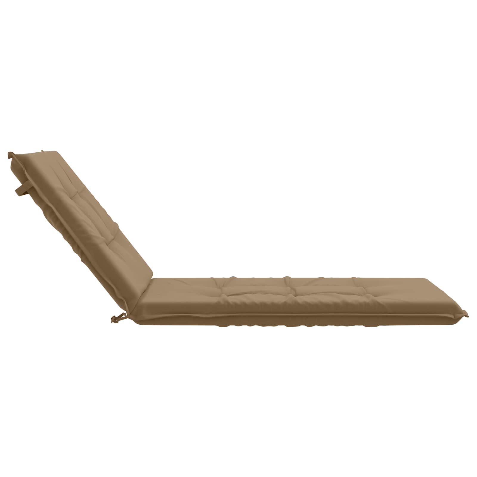 Ligstoel Kussen GEMERT 100% Polyester Taupe 190 x 70 x 9 cm image 5