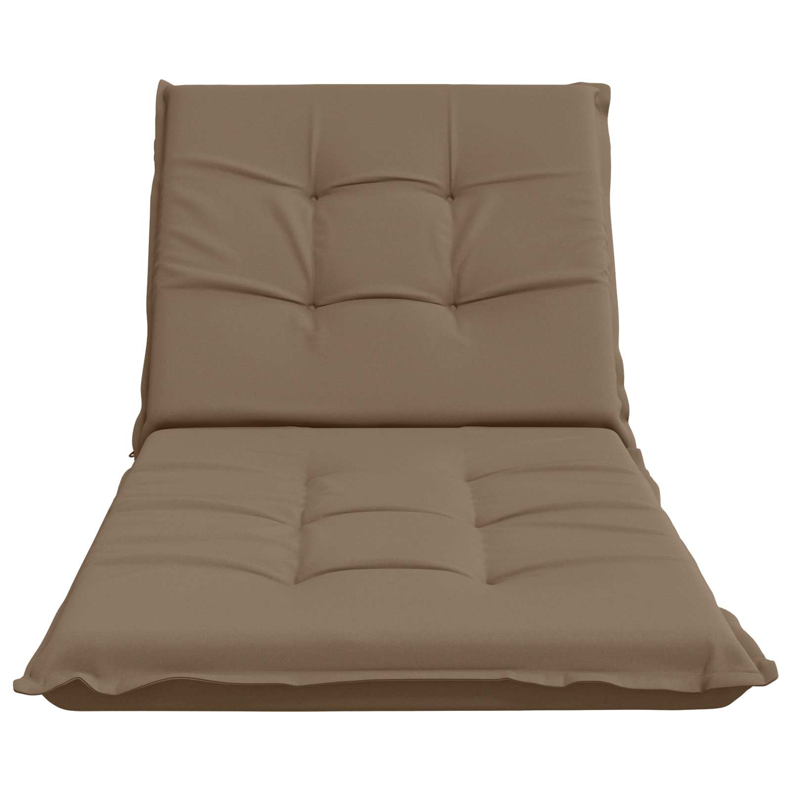Ligstoel Kussen GEMERT 100% Polyester Taupe 190 x 80 x 9 cm image 4