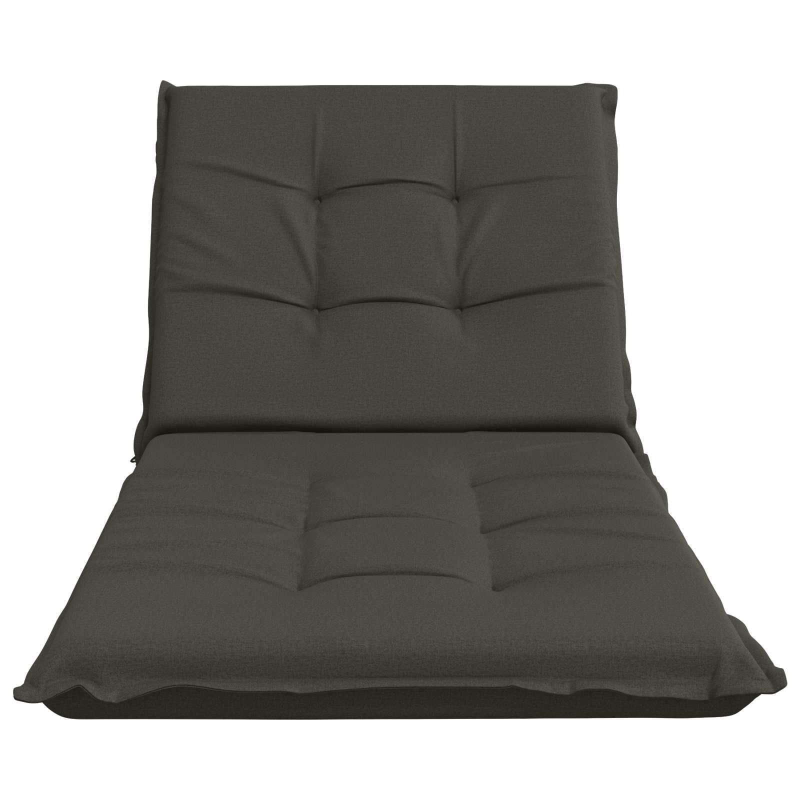 Ligstoel Kussen GEMERT 100% Polyester Antraciet 190 x 80 x 9 cm image 4
