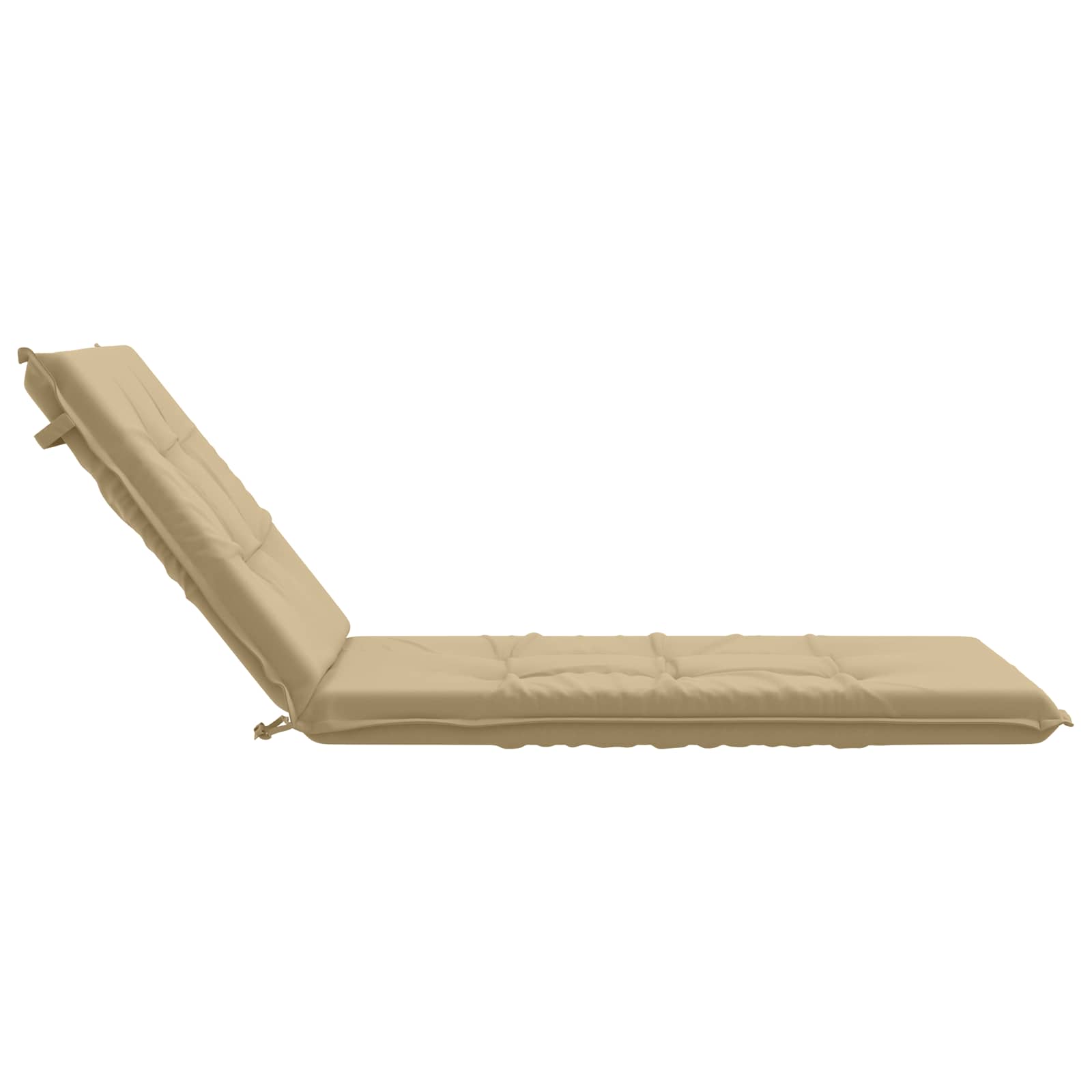 Ligstoel Kussen GEMERT 100% Polyester Beige 190 x 80 x 9 cm image 5