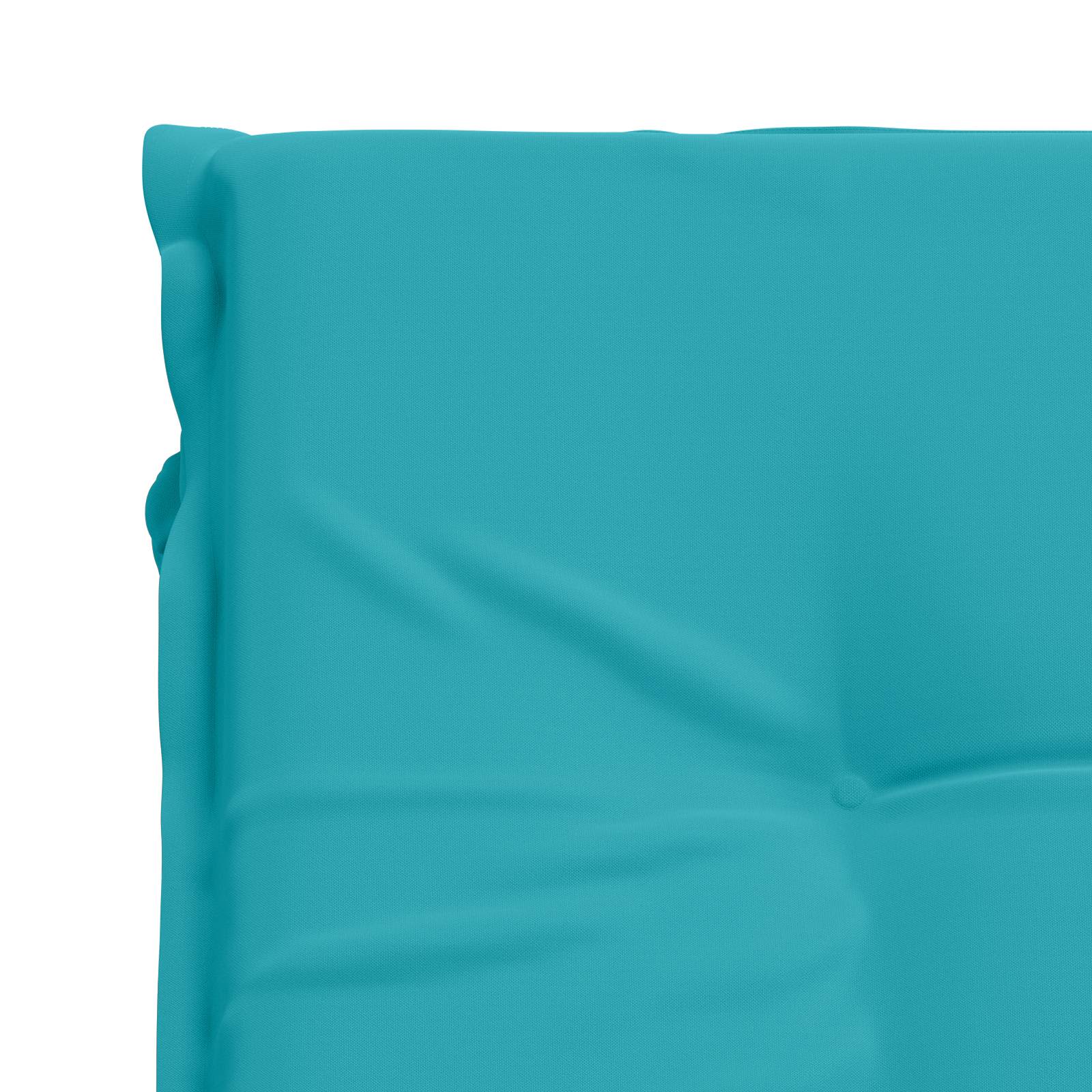 Ligstoel Kussen GEMERT 100% Polyester Turquoise 190 x 80 x 9 cm image 6
