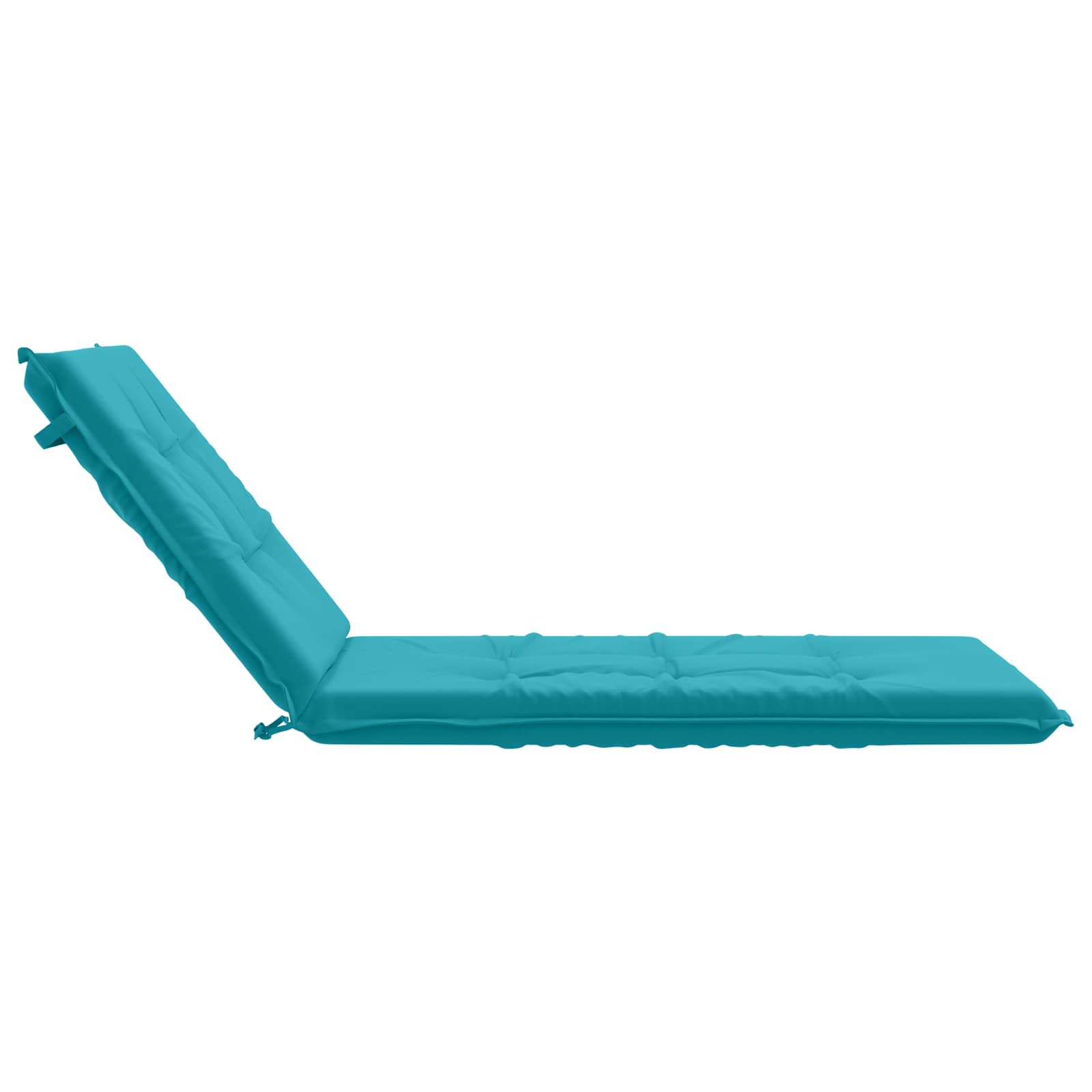 Ligstoel Kussen GEMERT 100% Polyester Turquoise 190 x 80 x 9 cm image 5