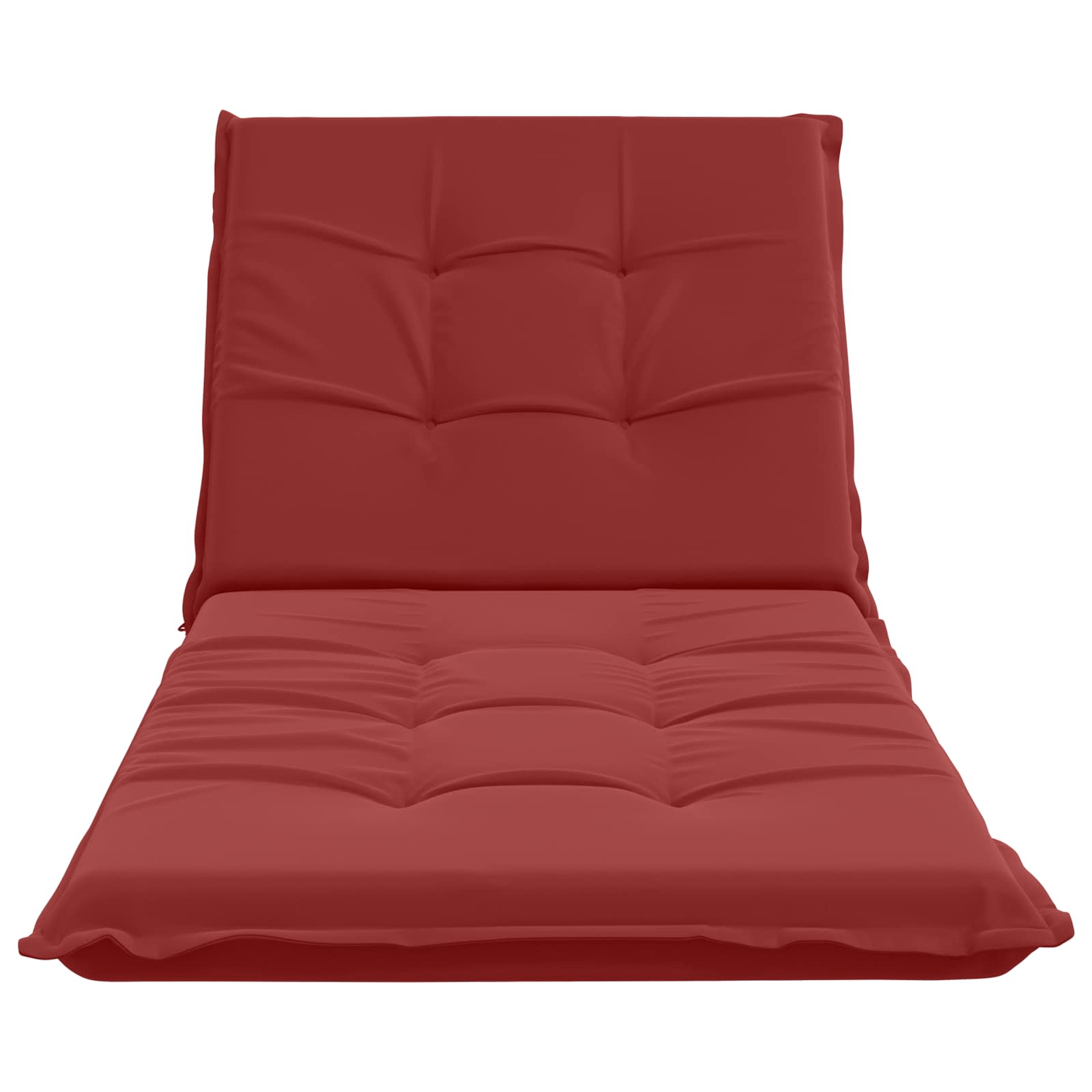 Ligstoel Kussen GEMERT 100% Polyester Wijnrood 190 x 80 x 9 cm image 4