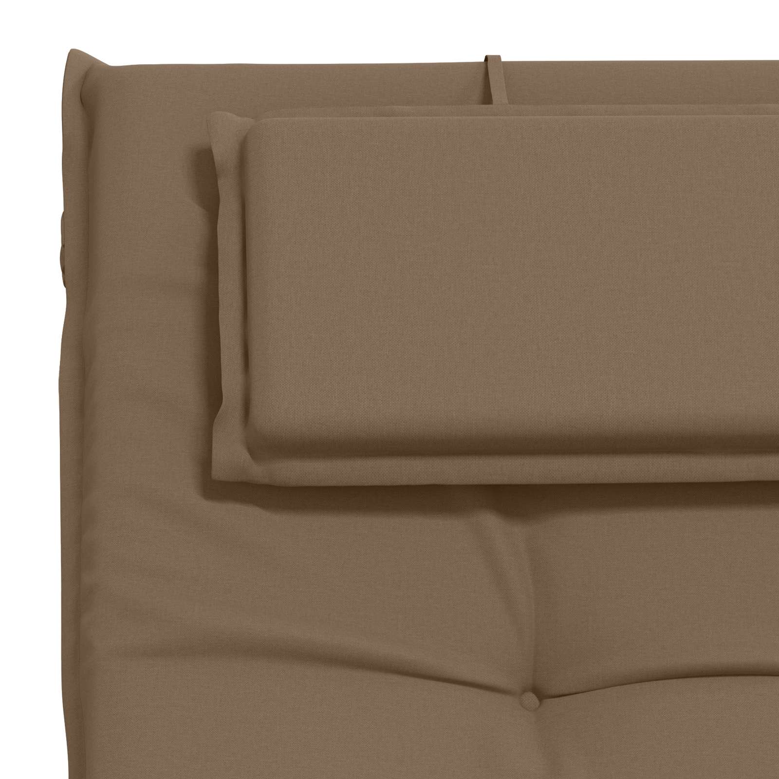 Ligstoel Kussen GEMERT 100% Polyester Taupe 190 x 50 x 9 cm image 6