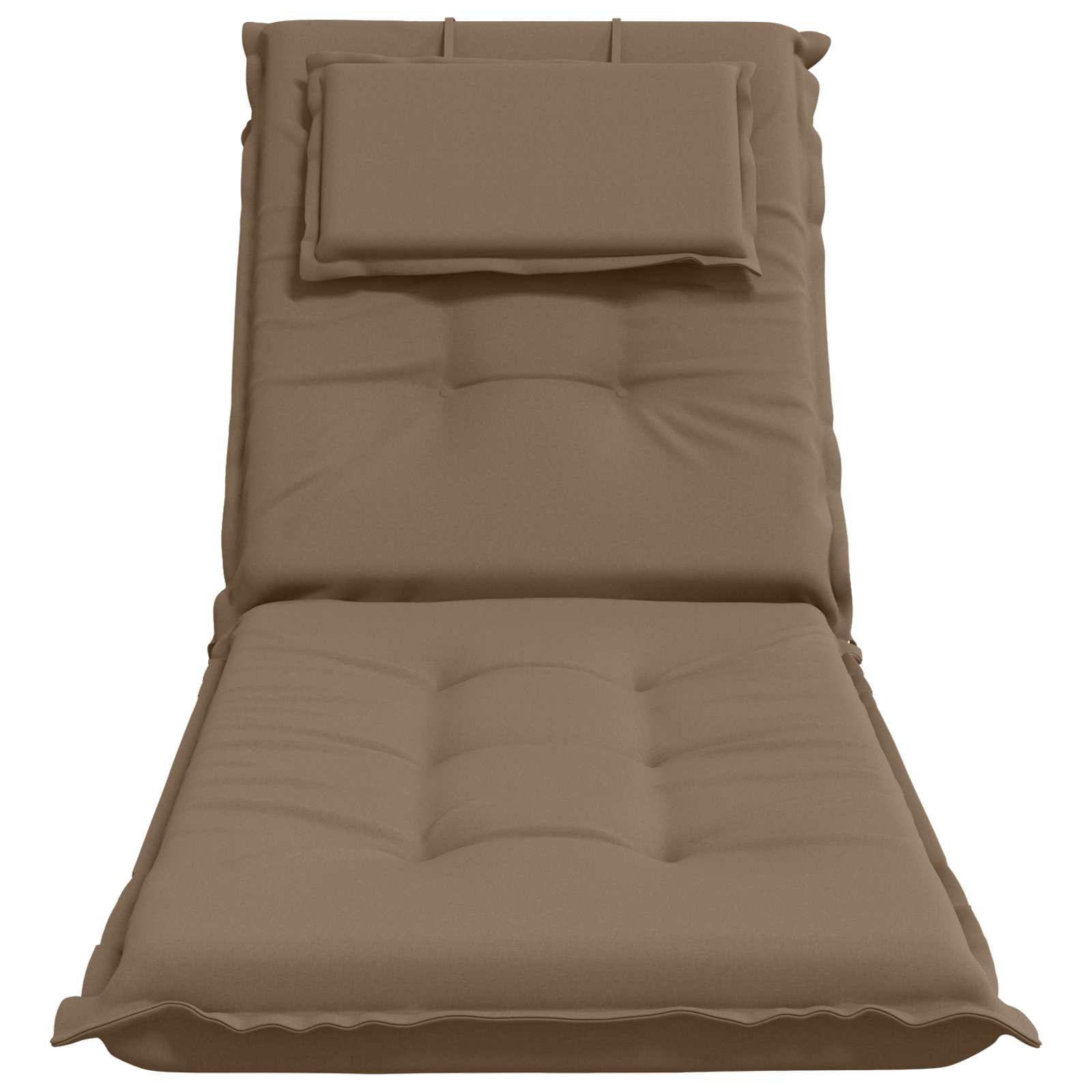 Ligstoel Kussen GEMERT 100% Polyester Taupe 190 x 50 x 9 cm image 4