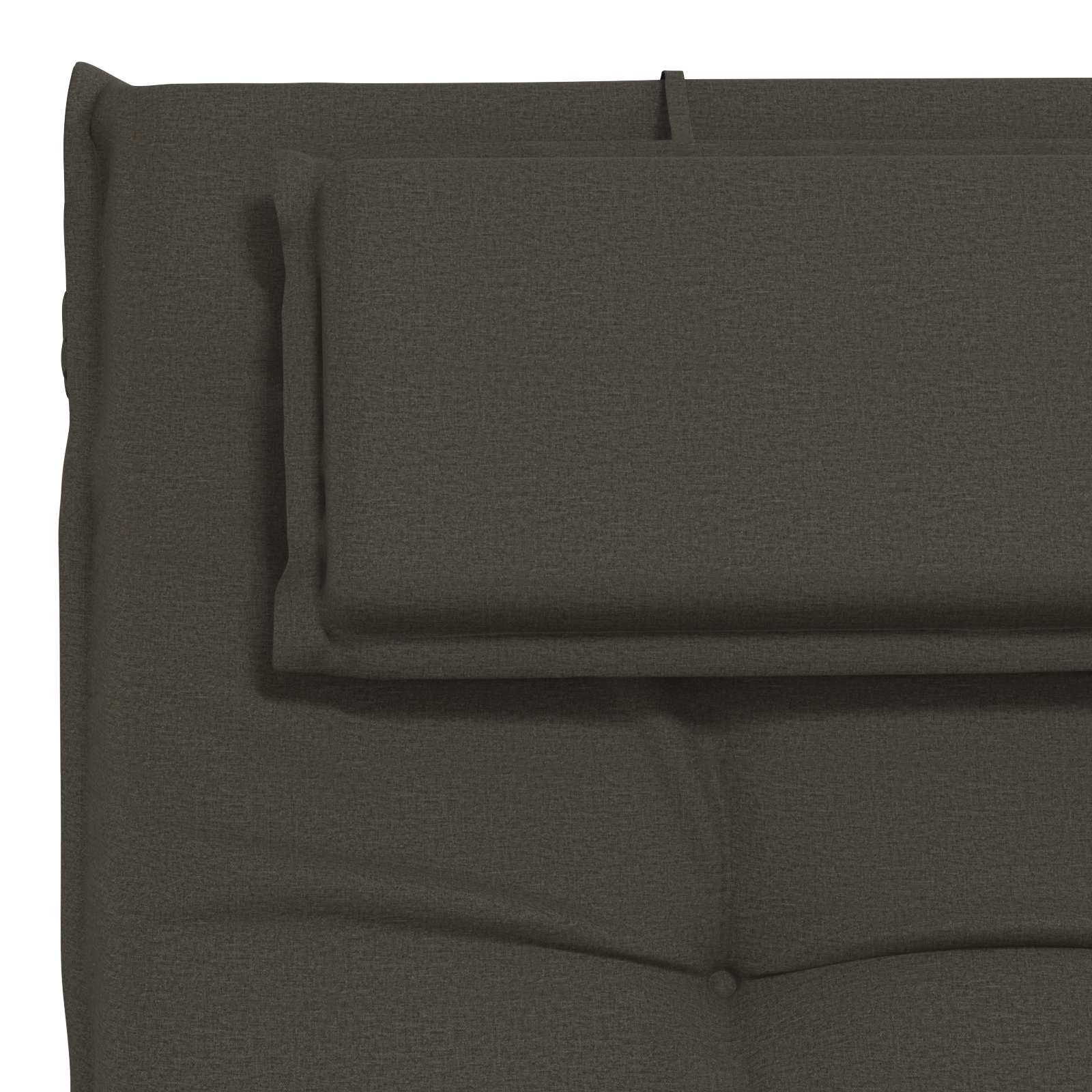 Ligstoel Kussen GEMERT 100% Polyester Antraciet 190 x 50 x 9 cm image 6