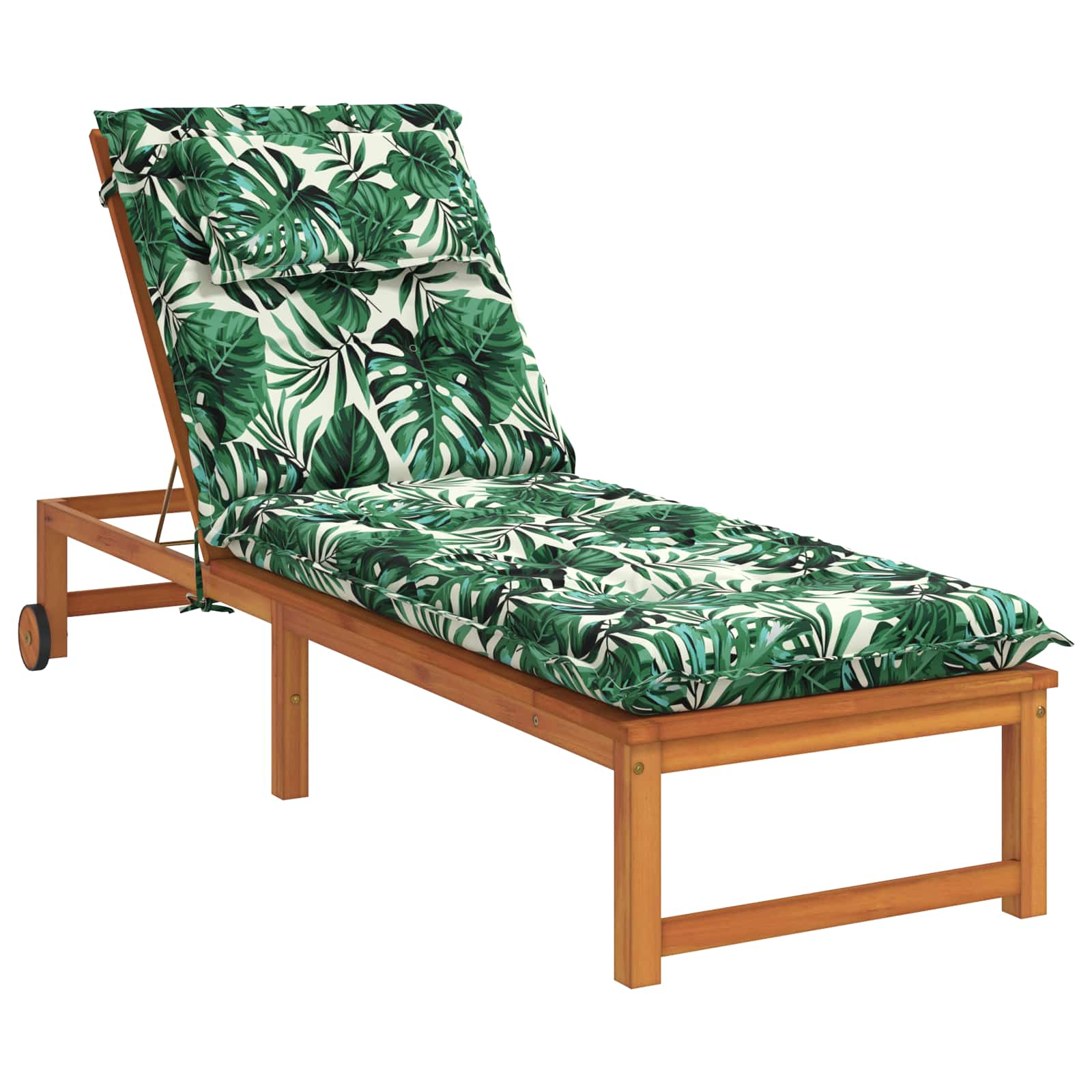 Ligstoel Kussen GEMERT 100% Polyester Bladpatroon image 3