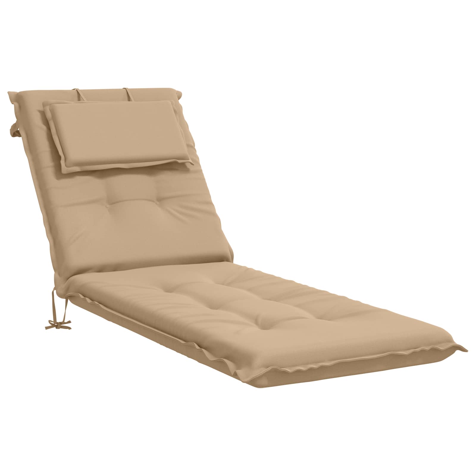 Ligstoel Kussen GEMERT 100% Polyester Zand 190 x 60 x 9 cm image 2