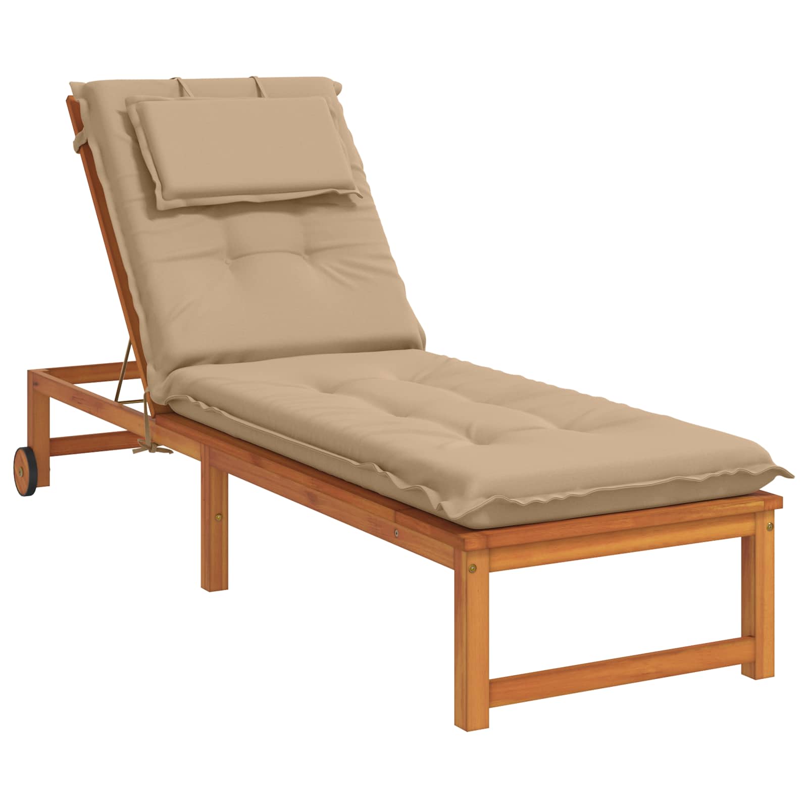 Ligstoel Kussen GEMERT 100% Polyester Zand 190 x 60 x 9 cm image 3
