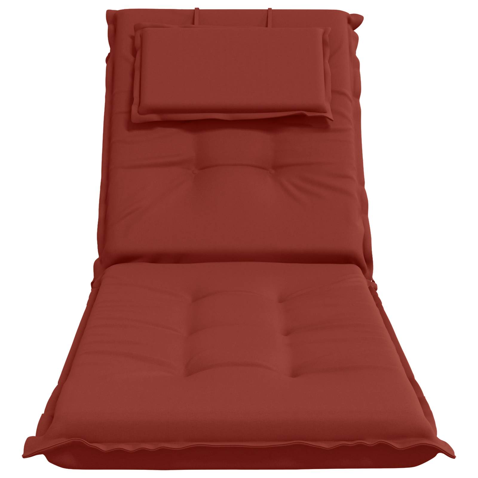 Ligstoel Kussen GEMERT 100% Polyester Rood 190 x 60 x 9 cm image 4