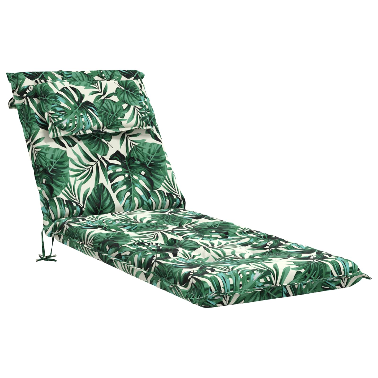 Ligstoel Kussen GEMERT 100% Polyester Bladpatroon image 2