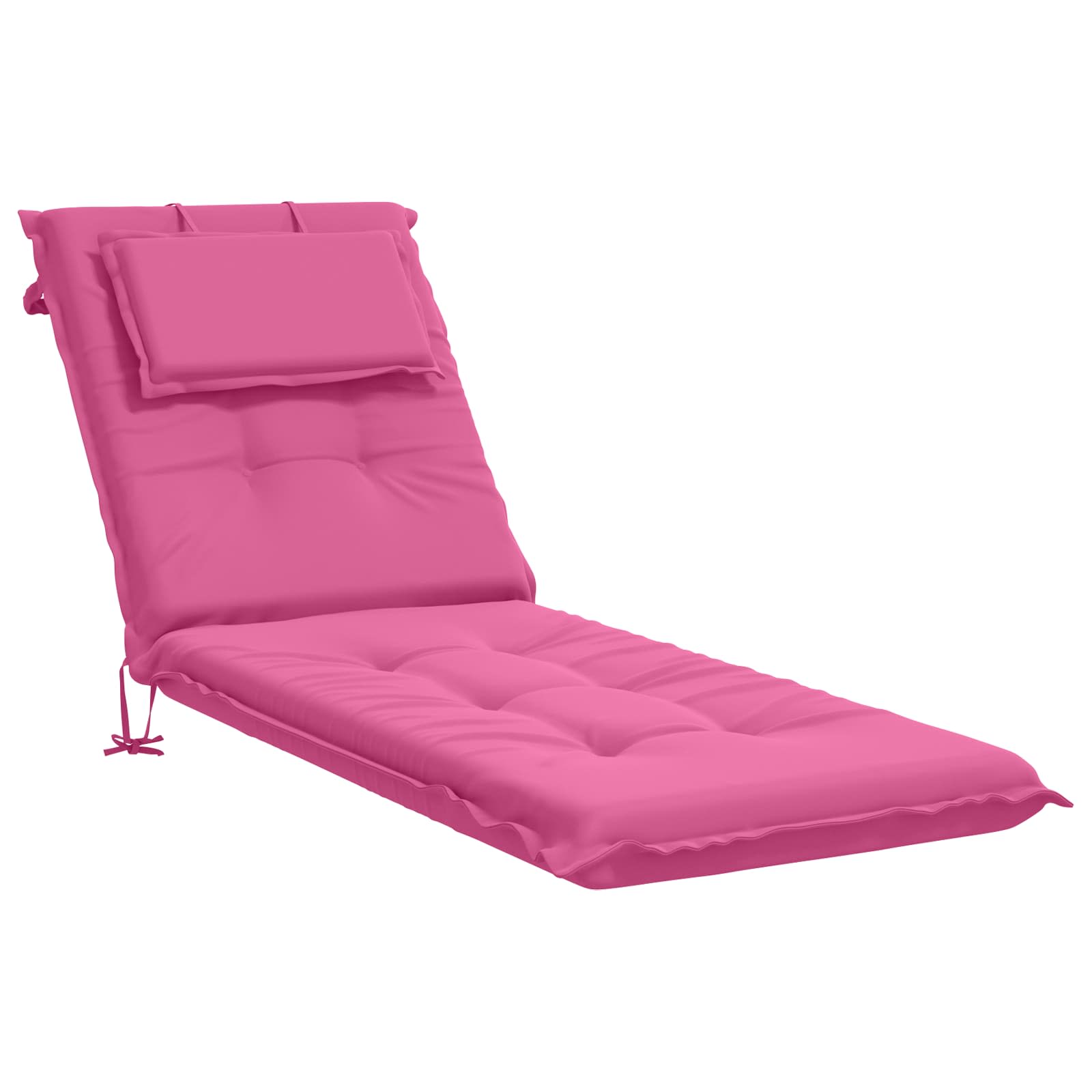 Ligstoel Kussen GEMERT 100% Polyester Roze 190 x 60 x 9 cm image 2