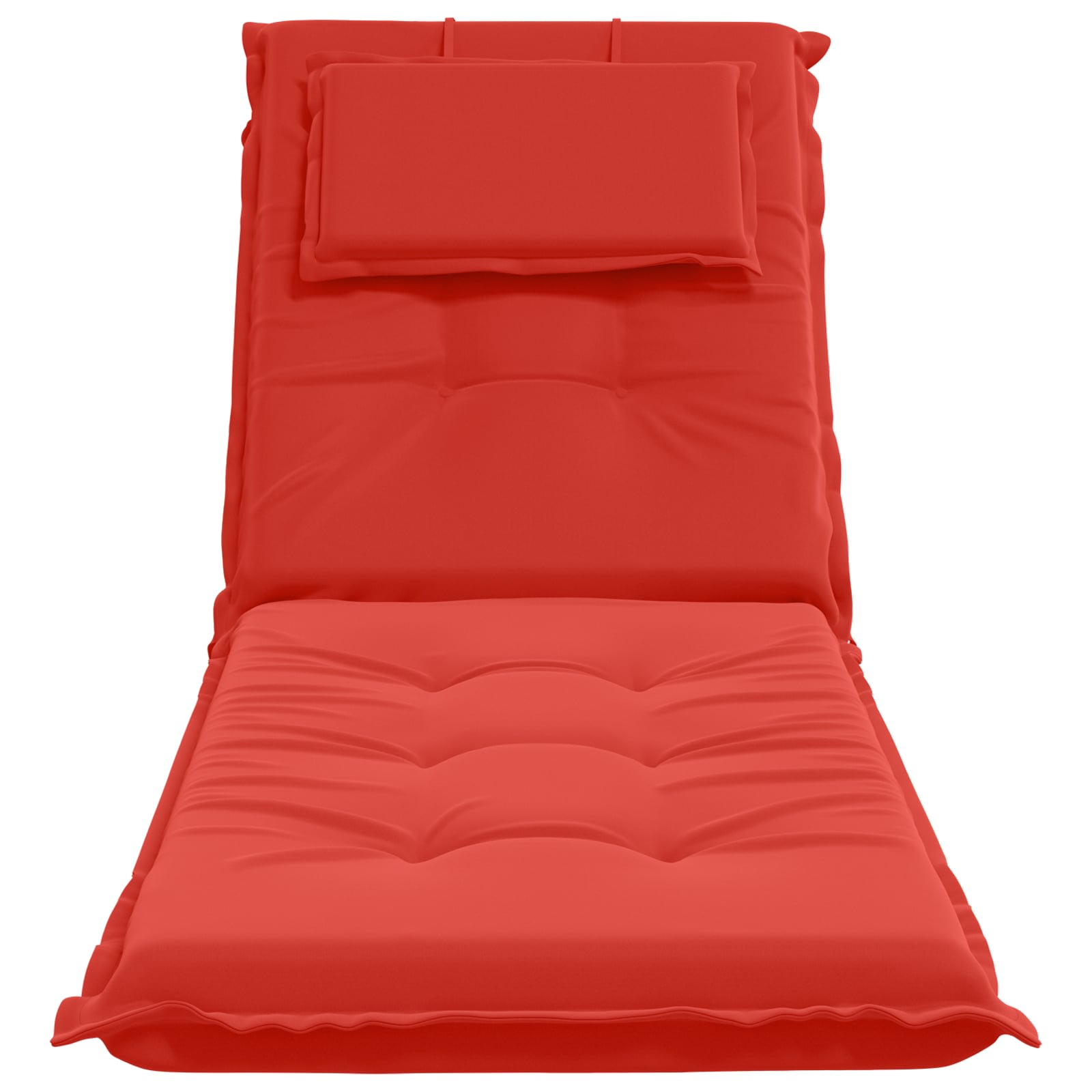 Ligstoel Kussen GEMERT 100% Polyester Rood 190 x 60 x 9 cm image 4