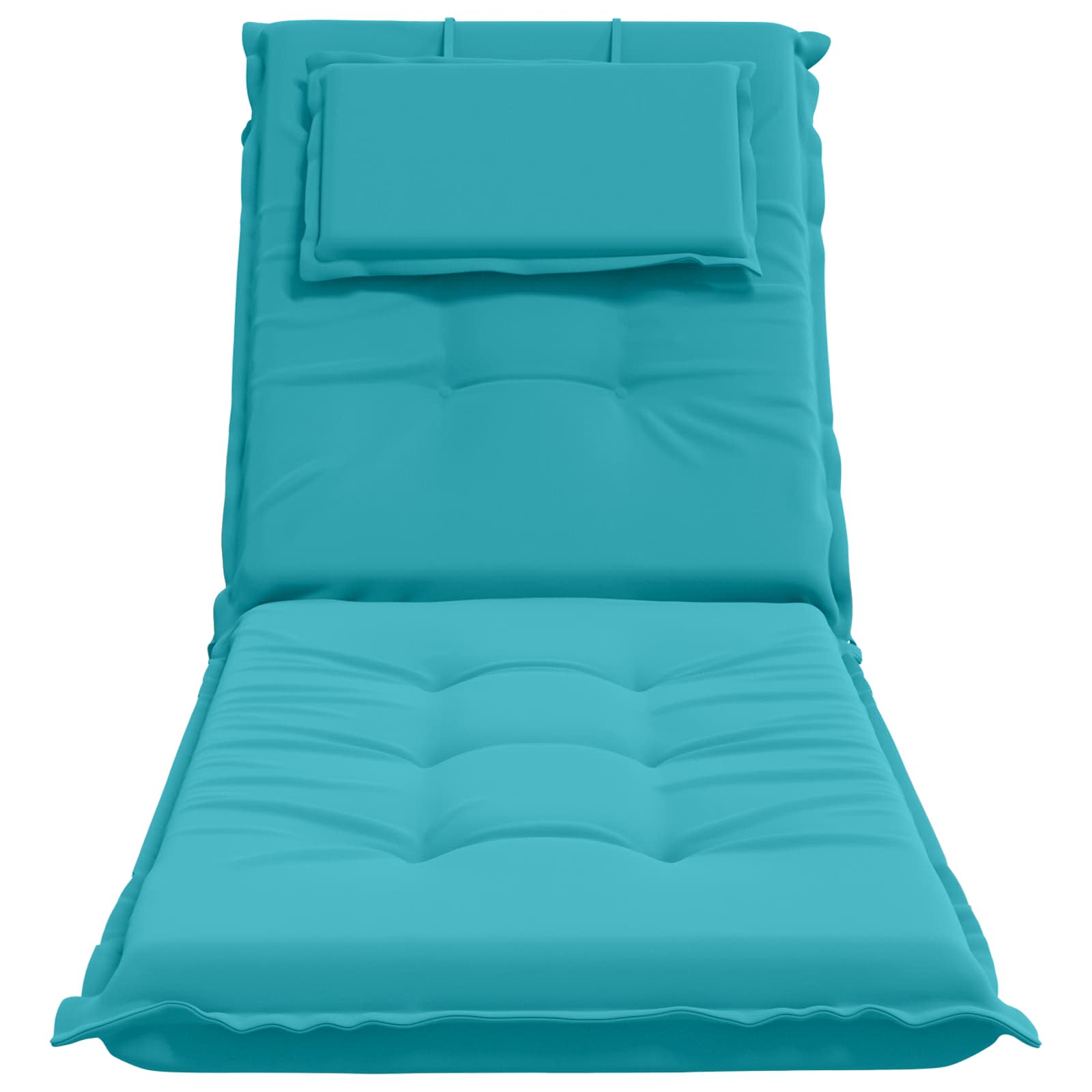 Ligstoel Kussen GEMERT 100% Polyester Turquoise 190 x 60 x 9 cm image 4