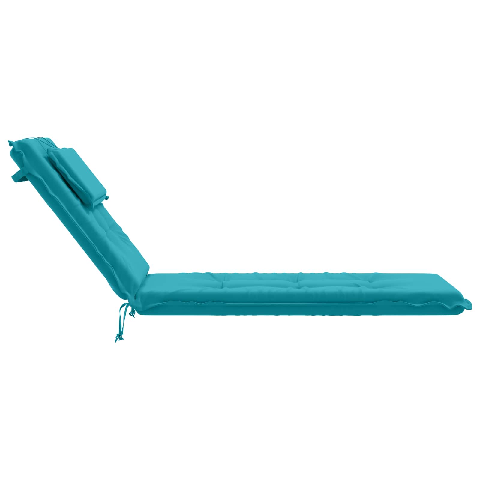 Ligstoel Kussen GEMERT 100% Polyester Turquoise 190 x 60 x 9 cm image 5