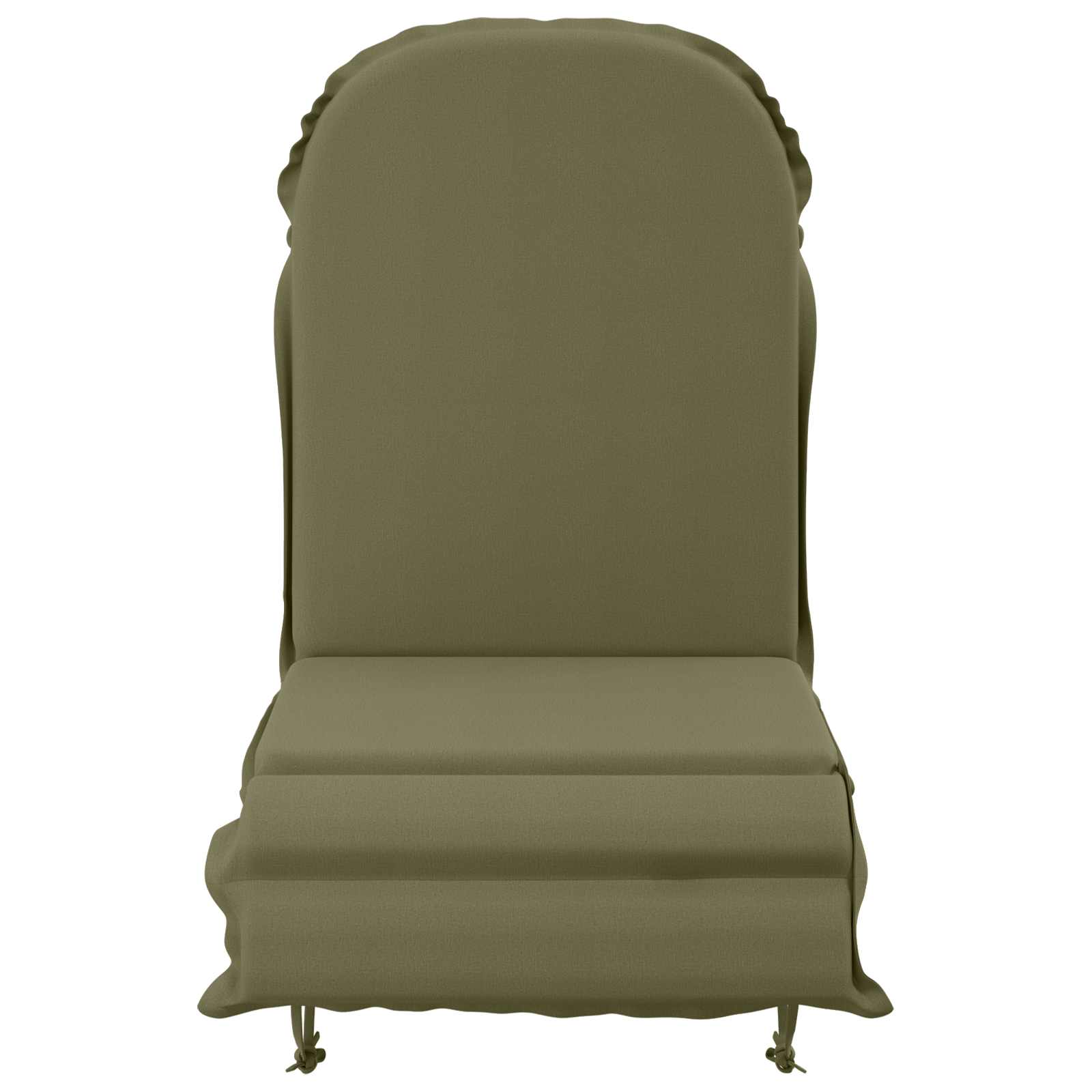 Zon Loungerkussen GEMERT 100% Polyester Olijfgroen image 4