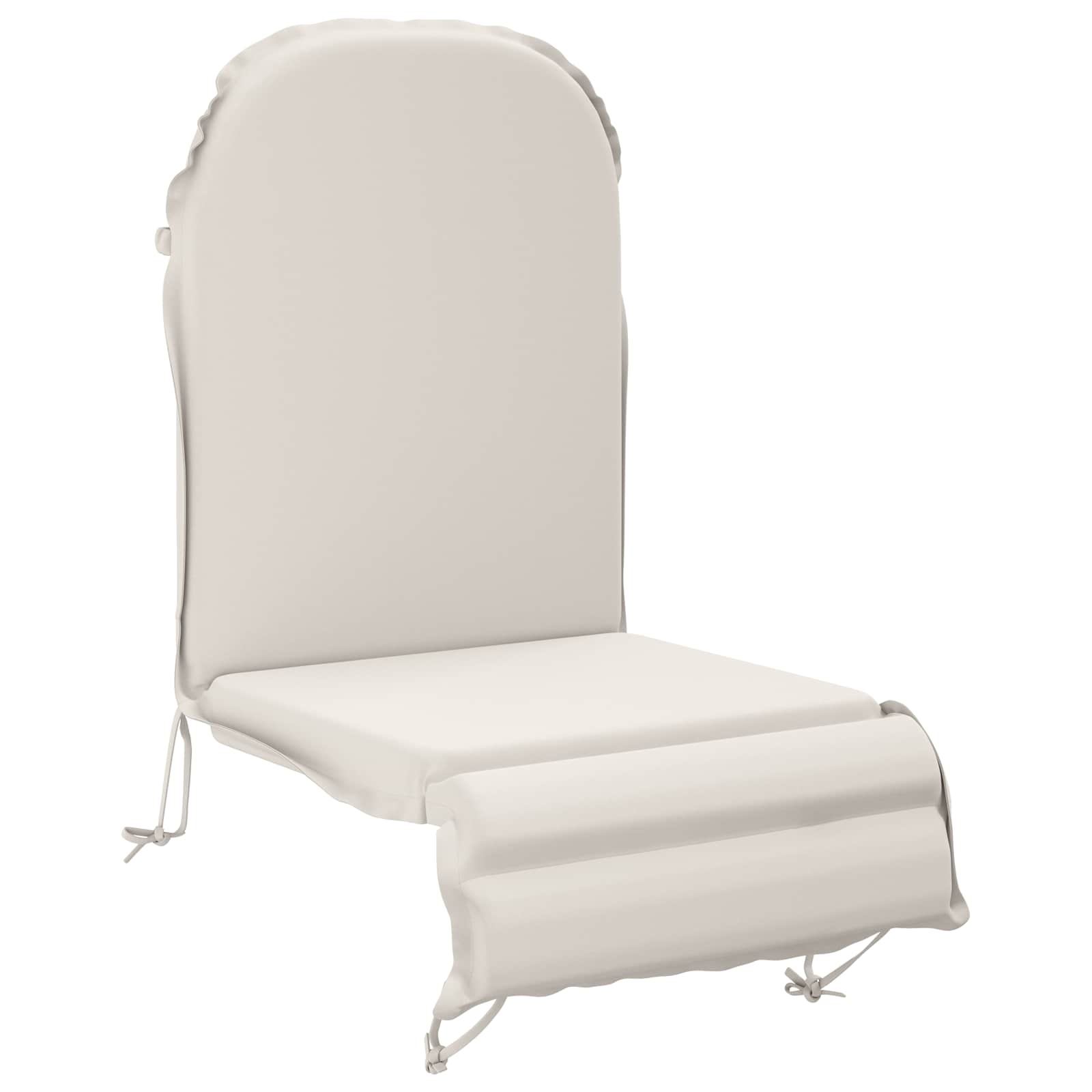 Zon Loungerkussen GEMERT 100% Polyester Wit 55 x 135 x 6 cm image 2