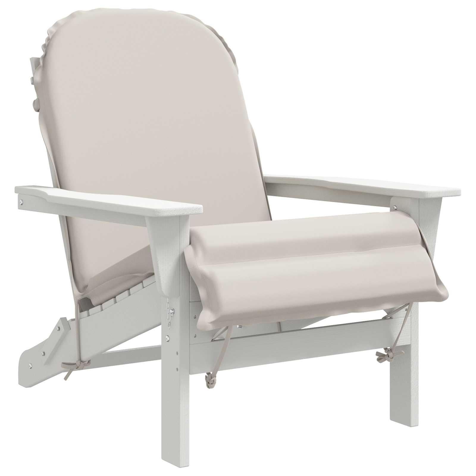 Zon Loungerkussen GEMERT 100% Polyester Wit 55 x 135 x 6 cm image 3