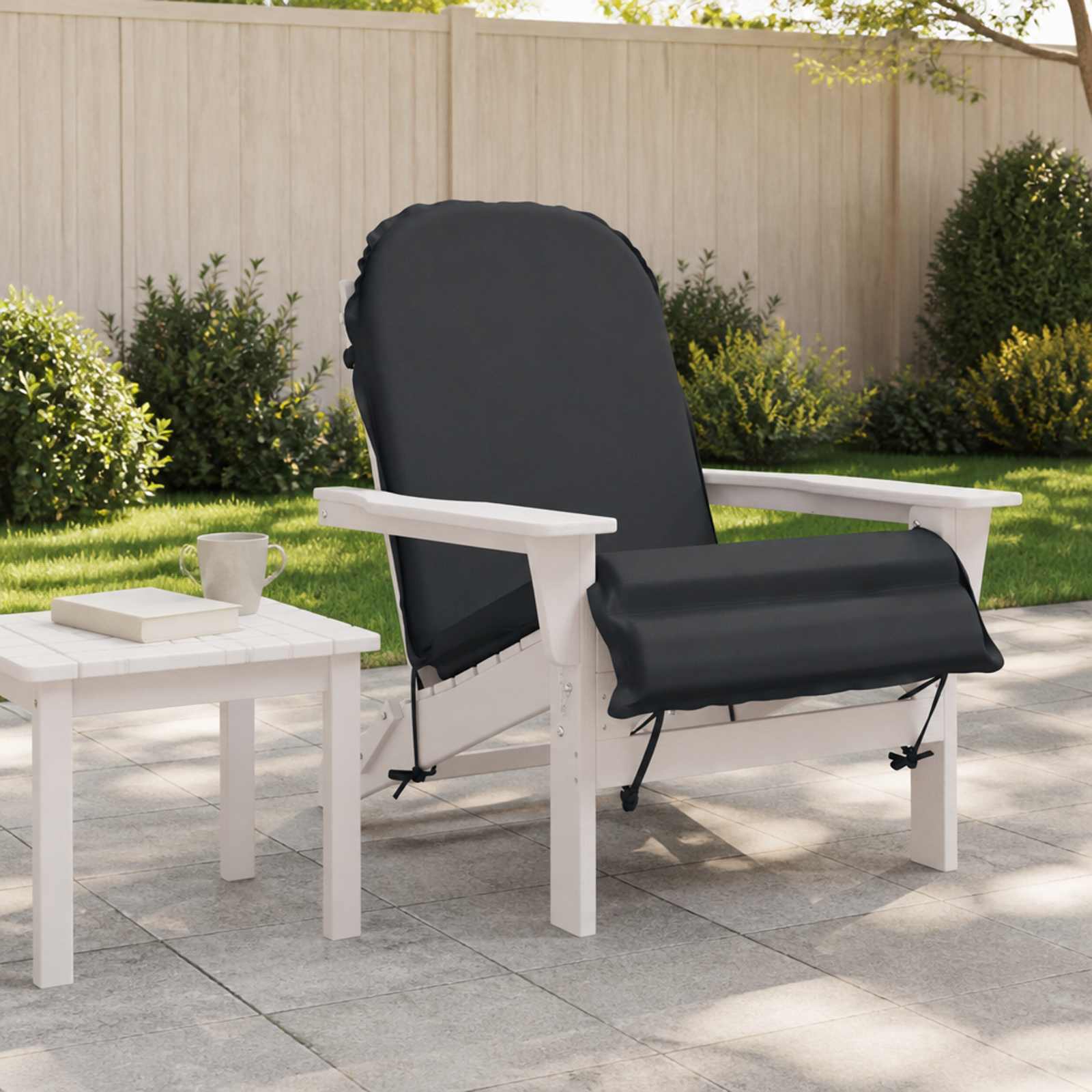 vidaXL Adirondack-Stuhl-Auflage GEMERT 100 % Polyester Dunkelblau