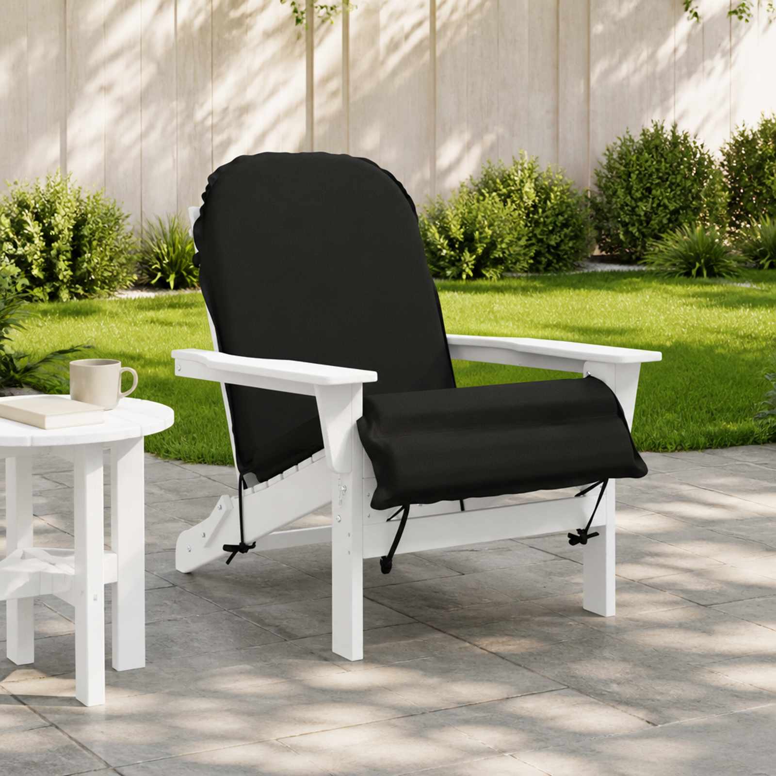 Zon Loungerkussen GEMERT 100% Polyester Zwart 55 x 135 x 6 cm image 1