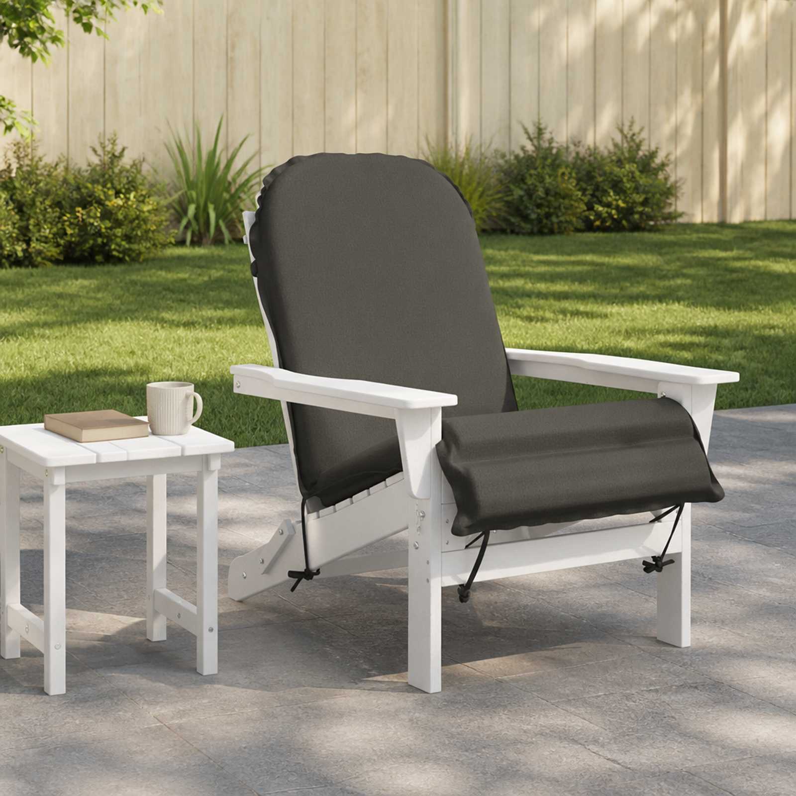Zon Loungerkussen GEMERT 100% Polyester Antraciet image 1