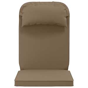 Polstr na židli Adirondack 100% polyester Taupe 124 x 55 x 5 cm - obrázek 4