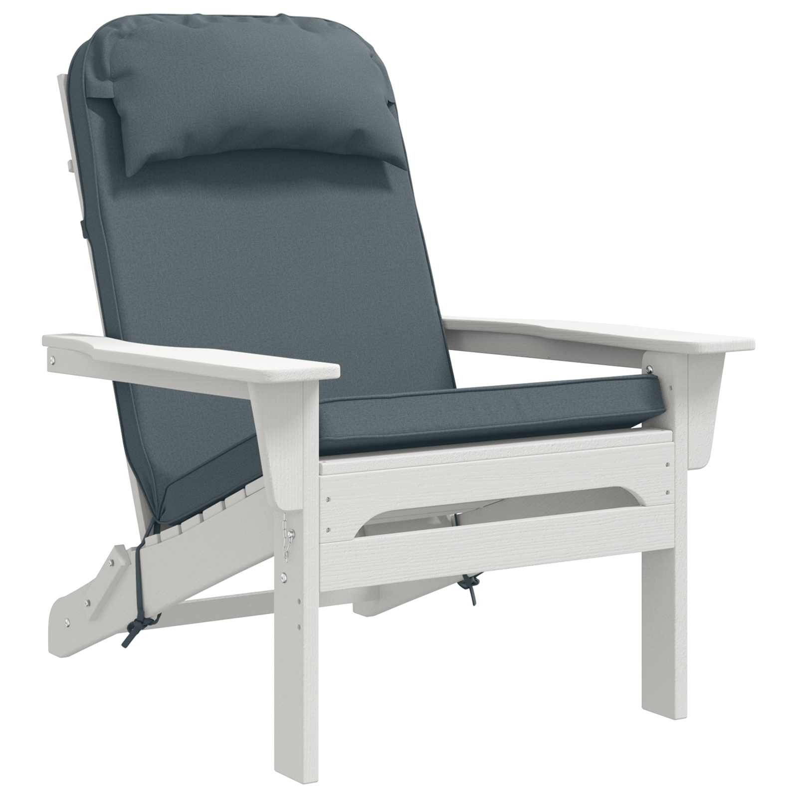 vidaXL - Zon - Ligzitzak - Kussen - 100% - Polyester - Blauw - 55 - x - 124 - x - 5 - cm