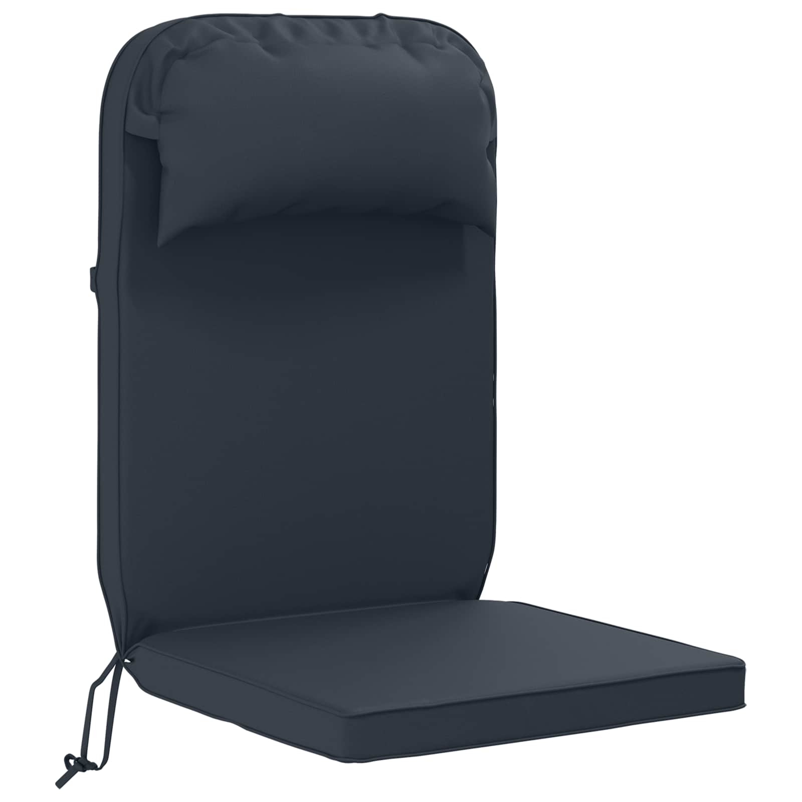 vidaXL Vankúš na slnečné ležadlo 100% polyester Tmavomodrá