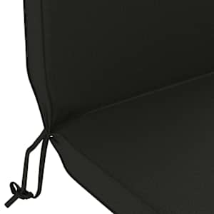 Polstr na židli Adirondack 100% polyester Černá 124 x 55 x 5 cm - obrázek 6