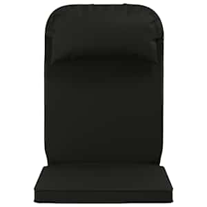 Polstr na židli Adirondack 100% polyester Černá 124 x 55 x 5 cm - obrázek 4