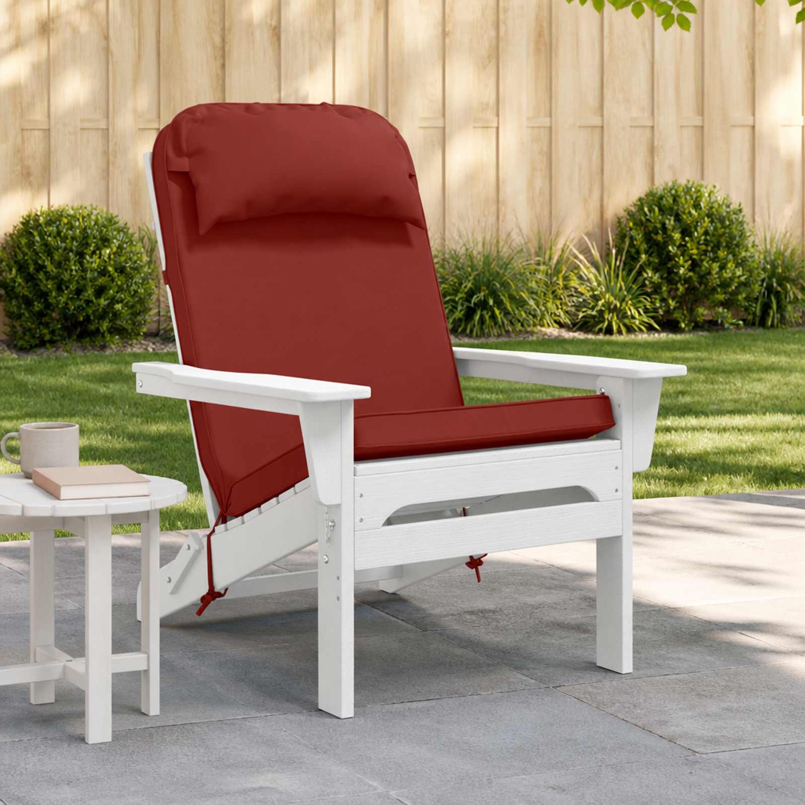 Zon Loungerkussen 100% Polyester Rood 55 x 124 x 5 cm image 1