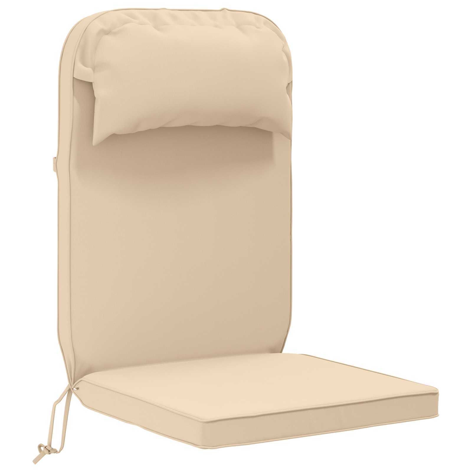 Zon Loungerkussen 100% Polyester Crèmekleurig 55 x 124 x 5 cm image 1