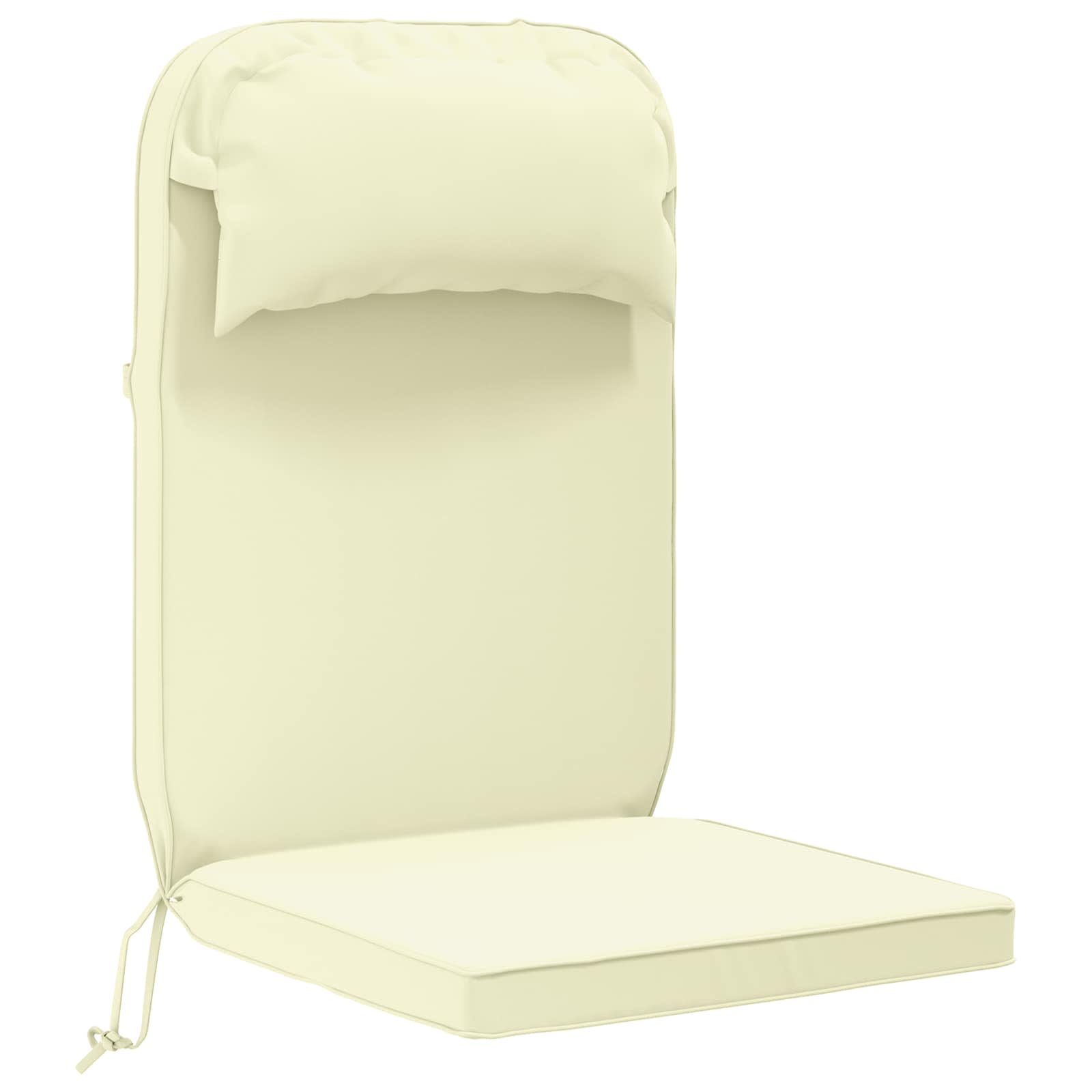 Zon Loungerkussen 100% Polyester Crèmekleurig 55 x 124 x 5 cm image 2
