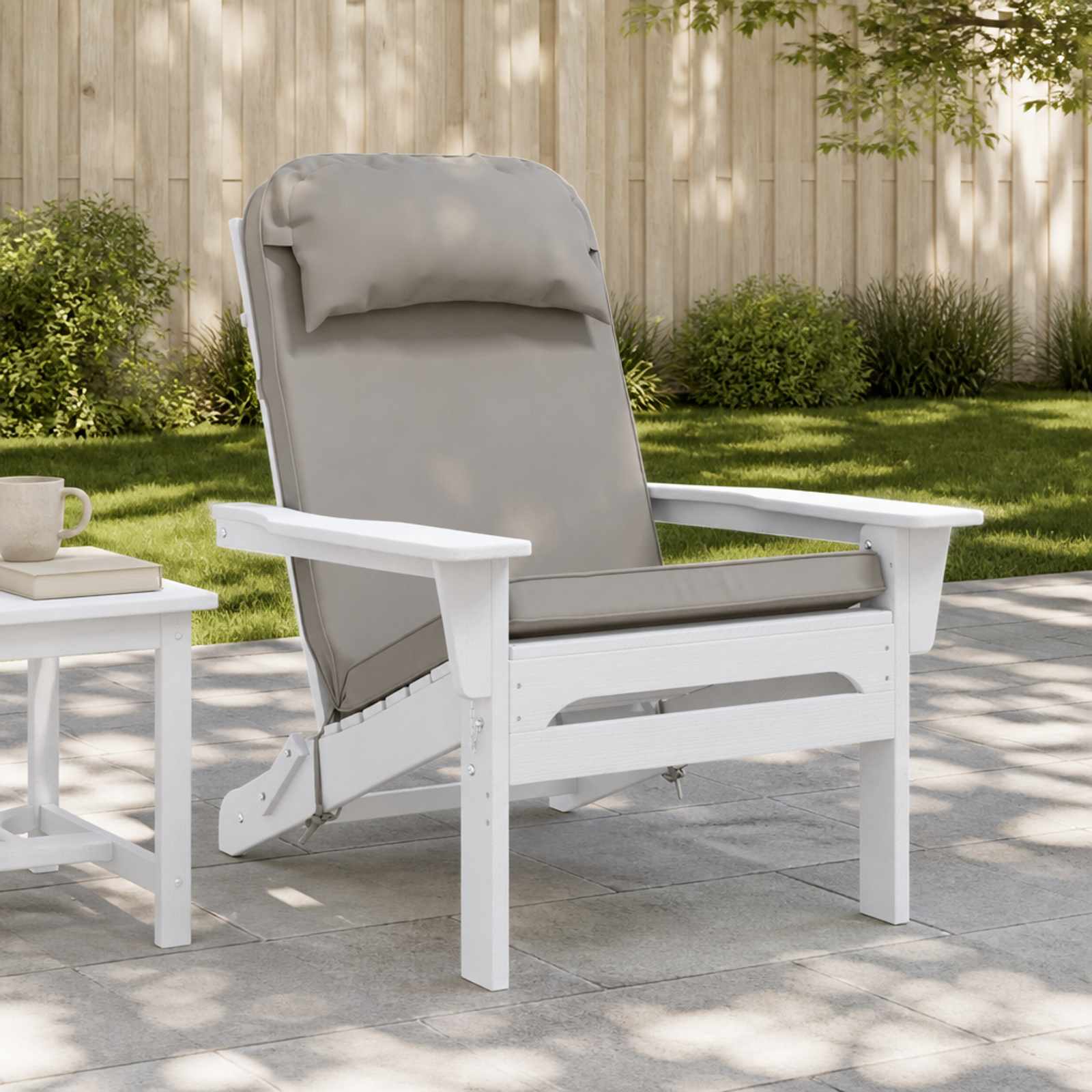 Zon Loungerkussen 100% Polyester Grijs 55 x 124 x 5 cm image 1