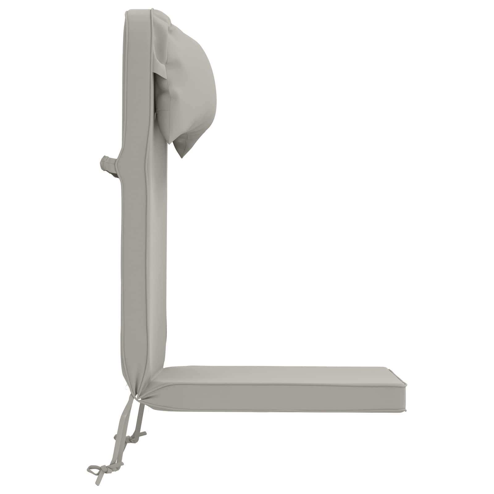 Zon Loungerkussen 100% Polyester Grijs 55 x 124 x 5 cm image 5