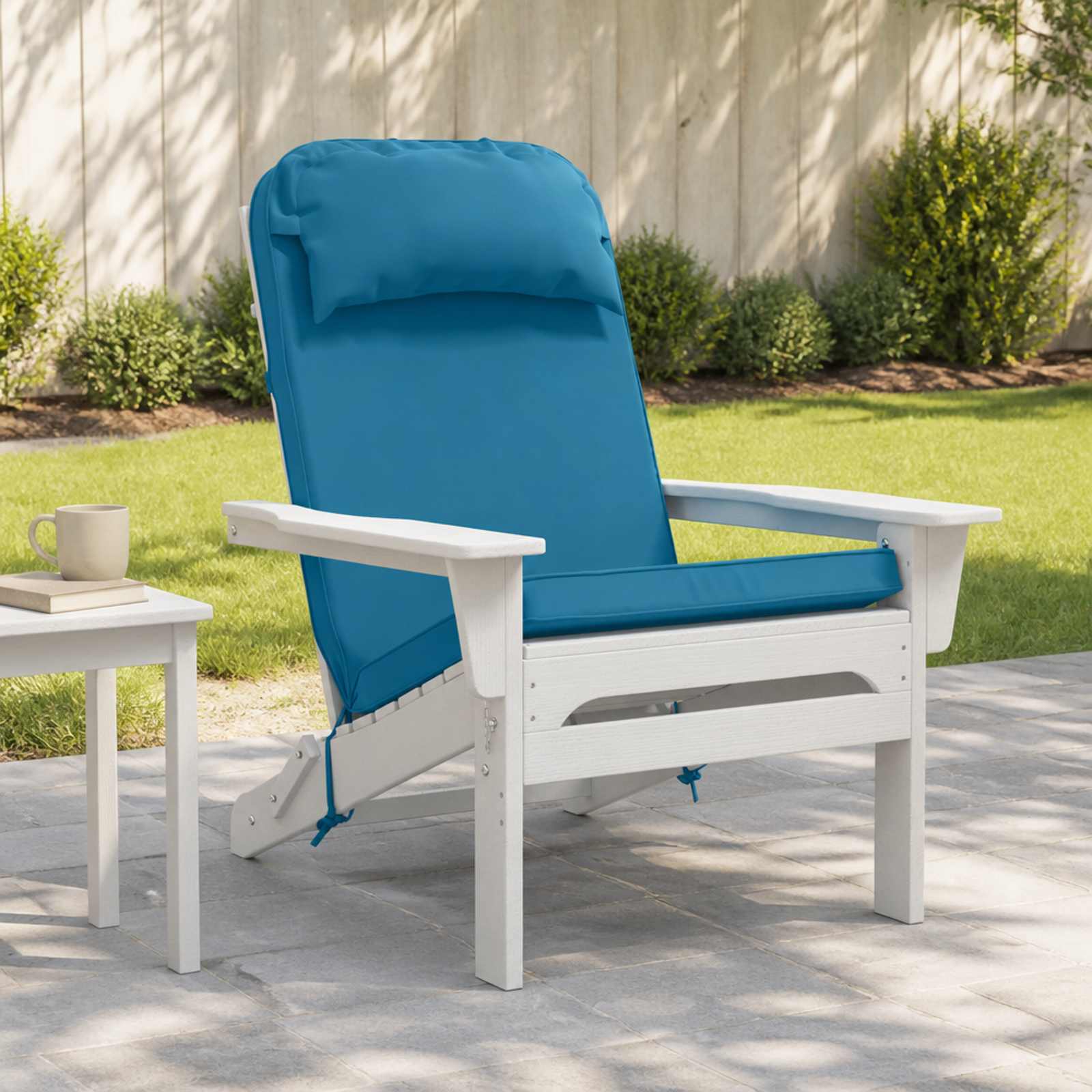 Zon Loungerkussen 100% Polyester Lichtblauw 55 x 124 x 5 cm image 1