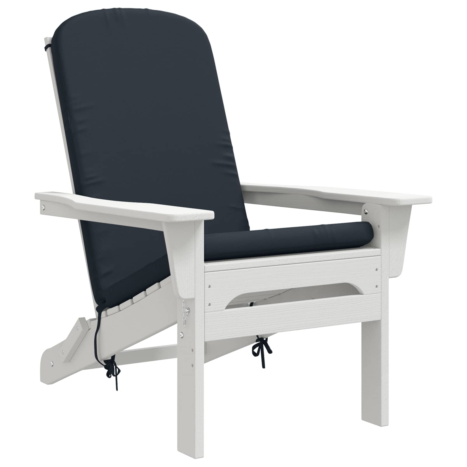 vidaXL Adirondack stoelkussen GEMERT 100% Polyester Donkerblauw blauw, foto 2