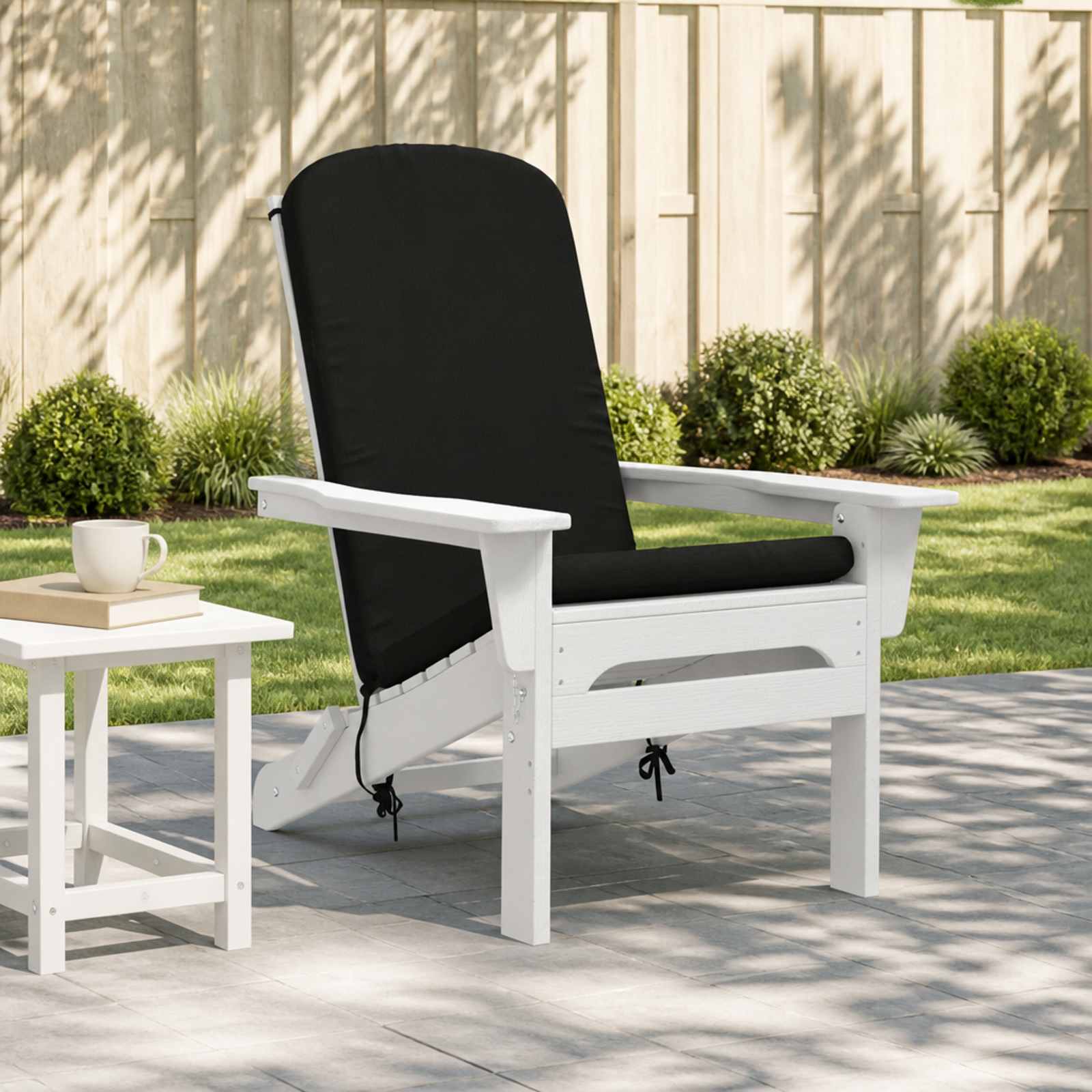 Zon Loungerkussen GEMERT 100% Polyester Zwart 47 x 131 x 5 cm image 1