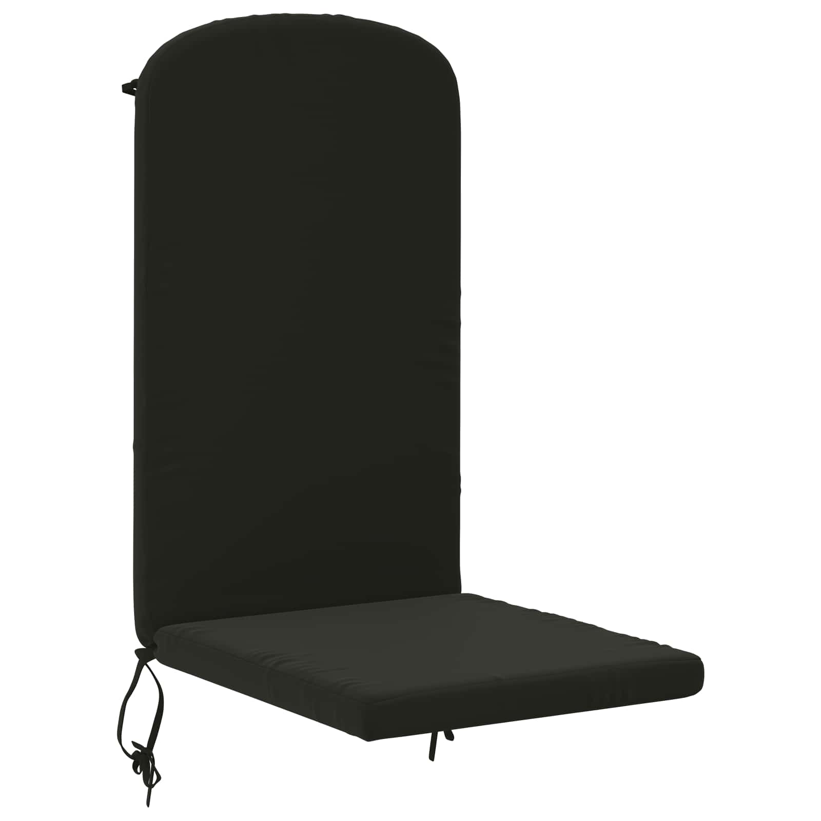 vidaXL Solseng Pude GEMERT 100% polyester Sort 47 x 131 x 5 cm
