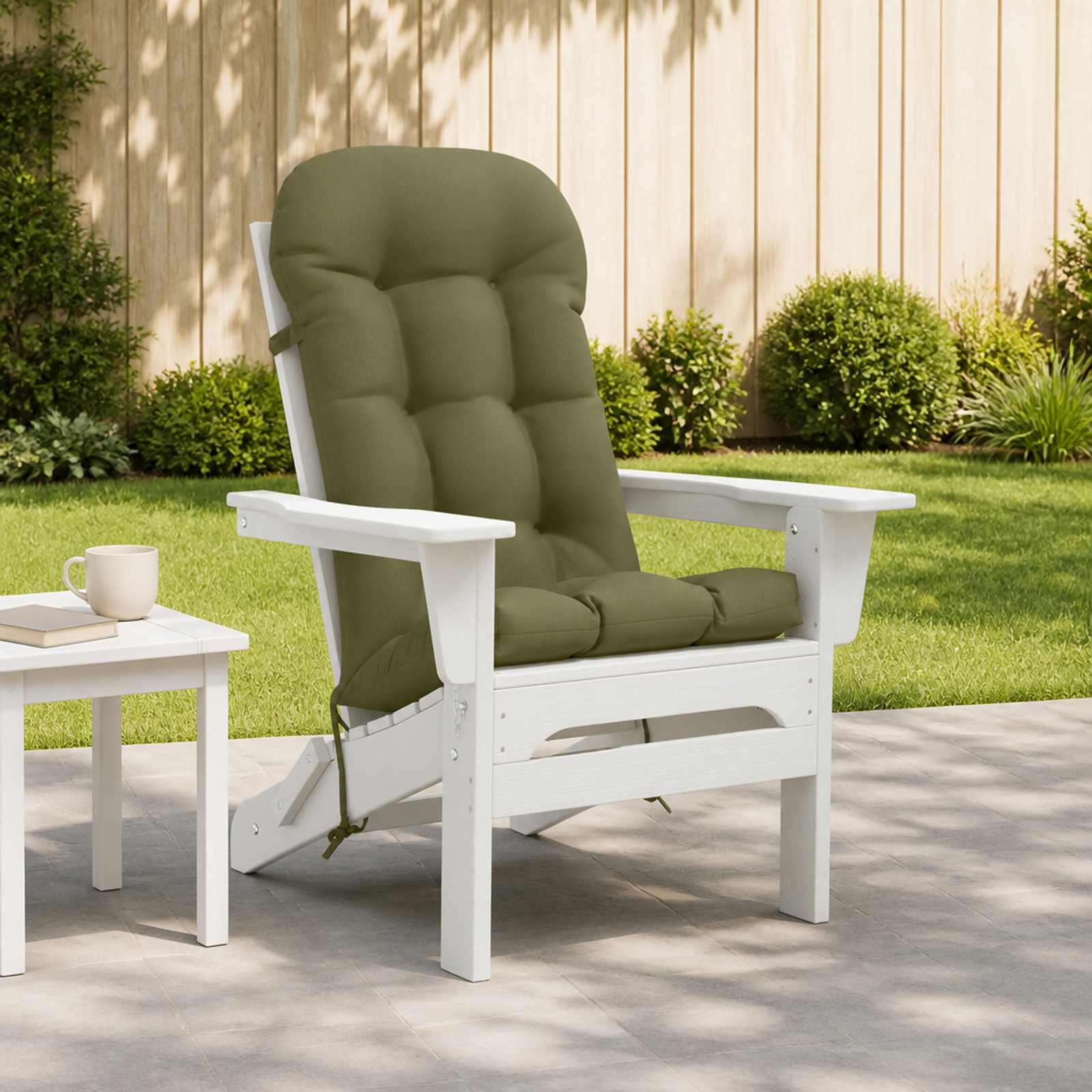 Blazina za stol Adirondack PUTTEN 100% poliester Olivno zelena